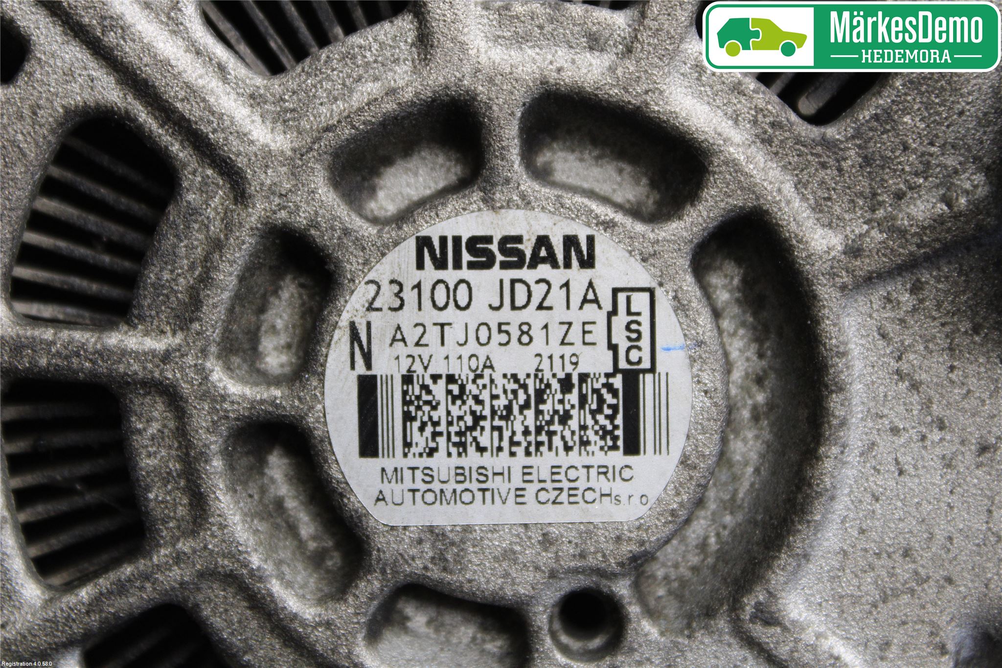 Nissan QASHQAI 10-14 Generator