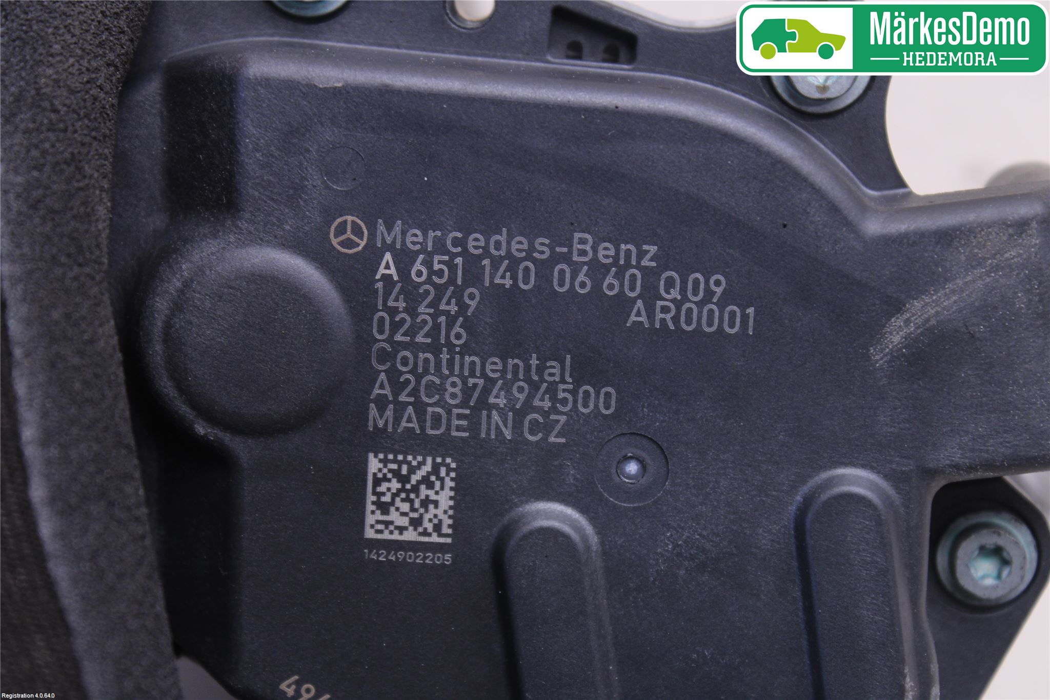 Mercedes-Benz MB C-KLASS (W205) 14-21 Egr Ventil
