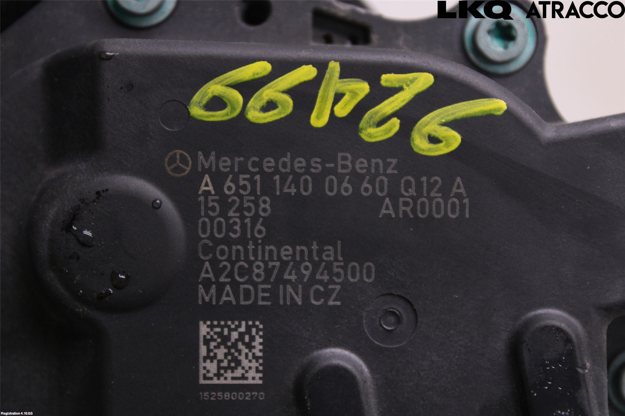 Mercedes-Benz MB CLA-KLASS (C117/X117) 13-19 Egr Ventil