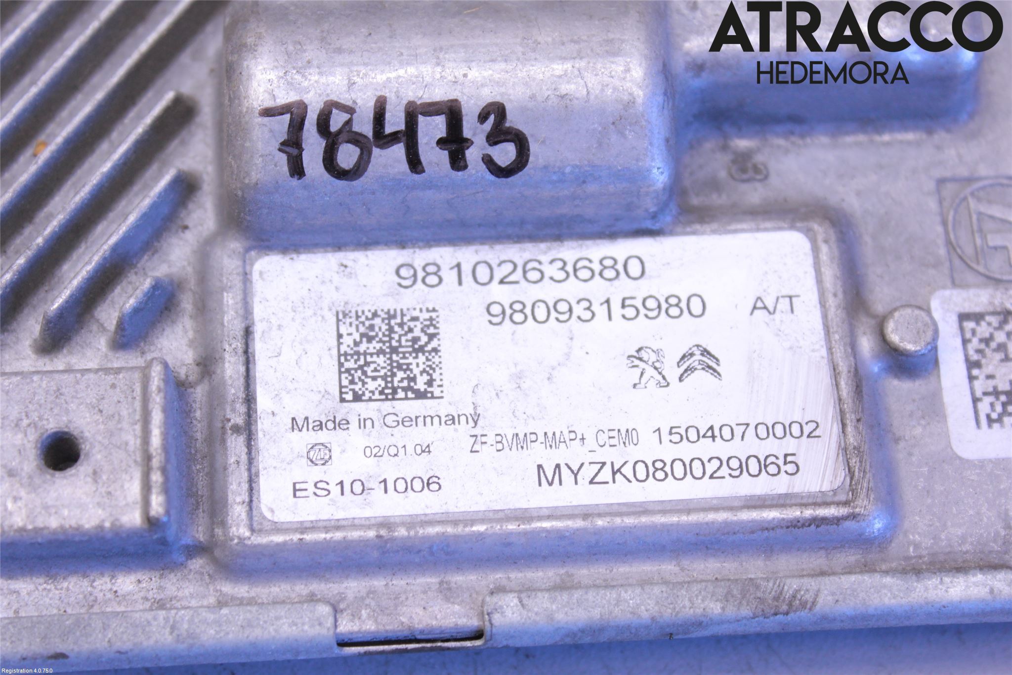 Citroen C3 10-17 Styrenhet Växellåda