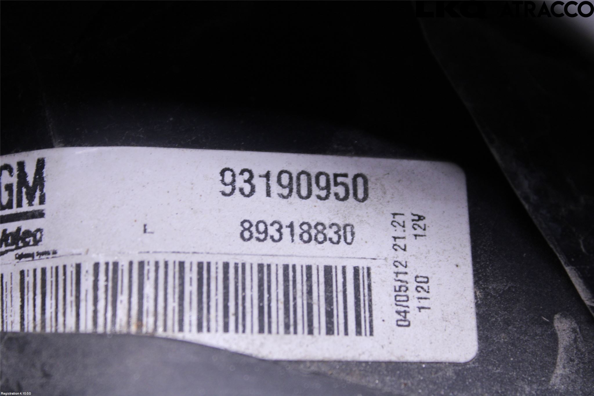 Opel CORSA D 07-14 Bakljus Vänster