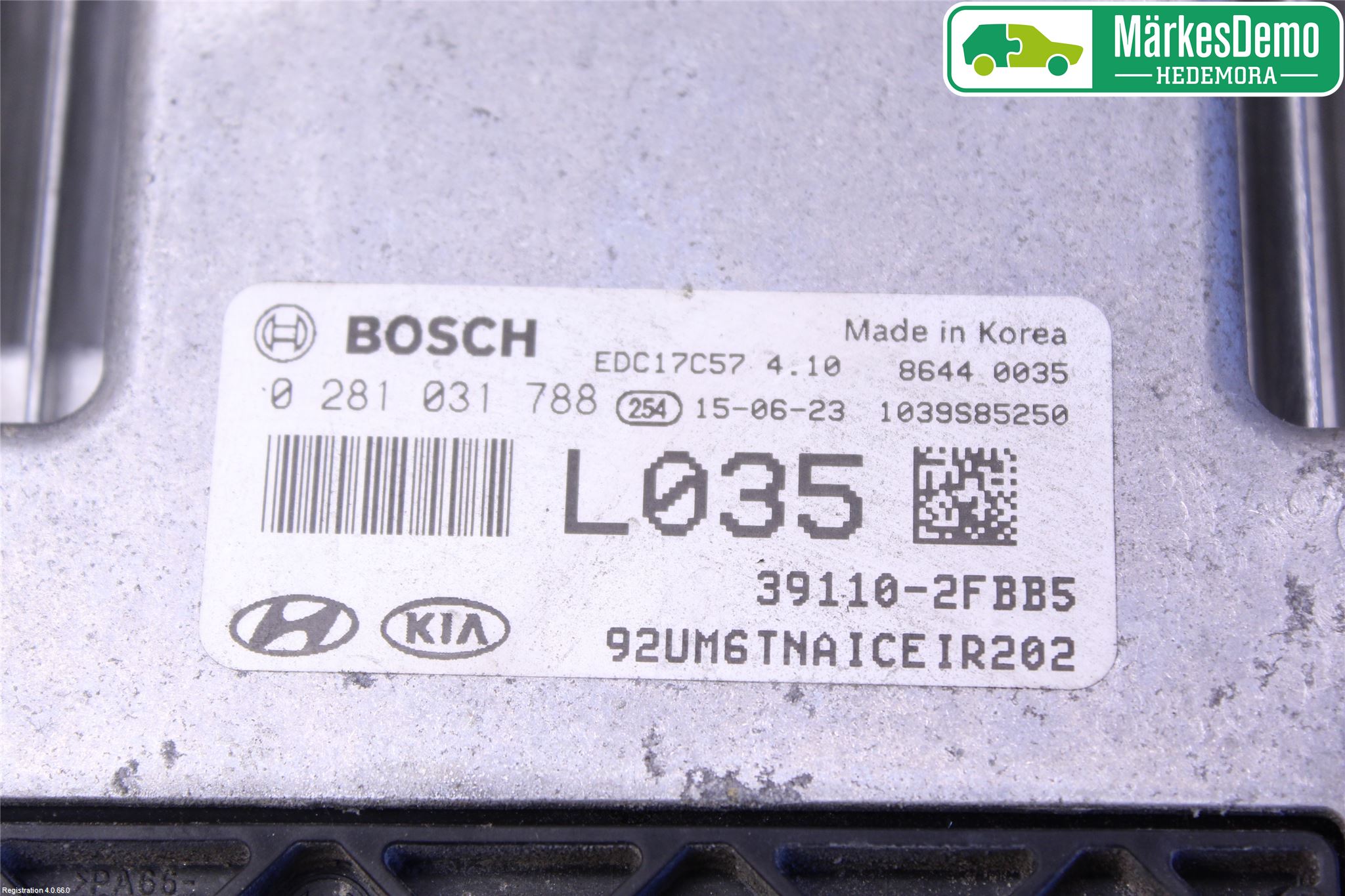 Kia SORENTO 15-20 Styrenhet Inspump Diesel