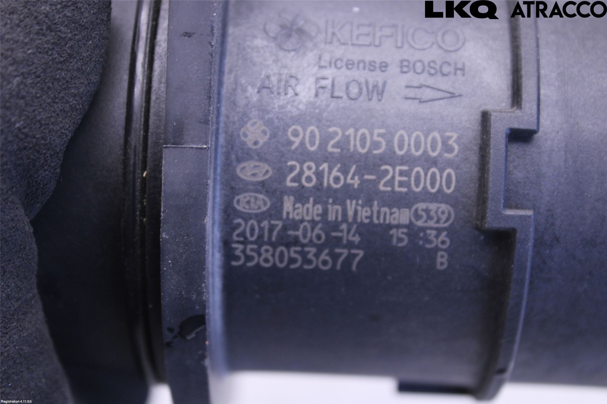 Kia OPTIMA 16-20 Injluftmassamätare