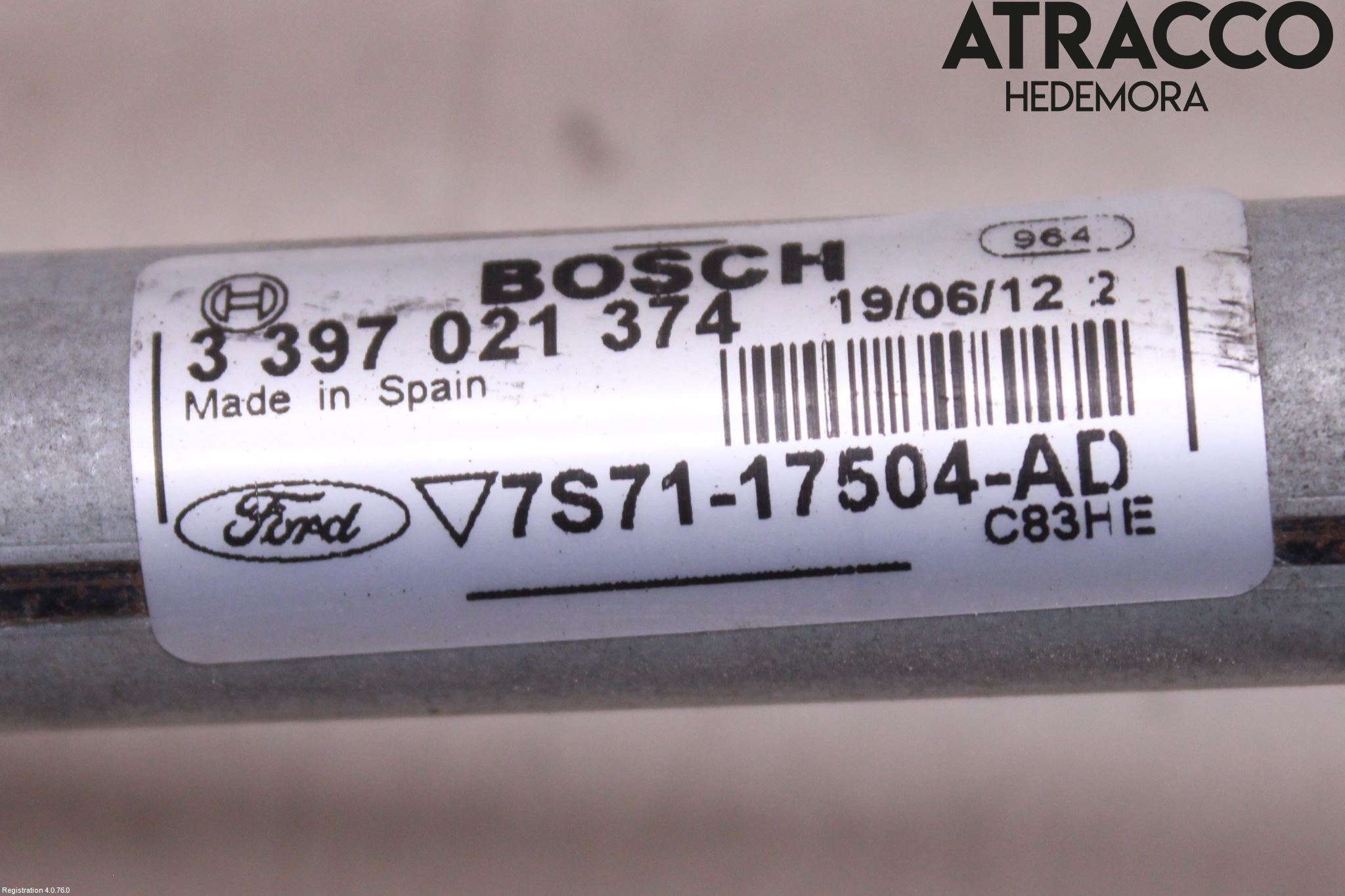 Ford MONDEO 07-15 Torkarmekanism Vindruta