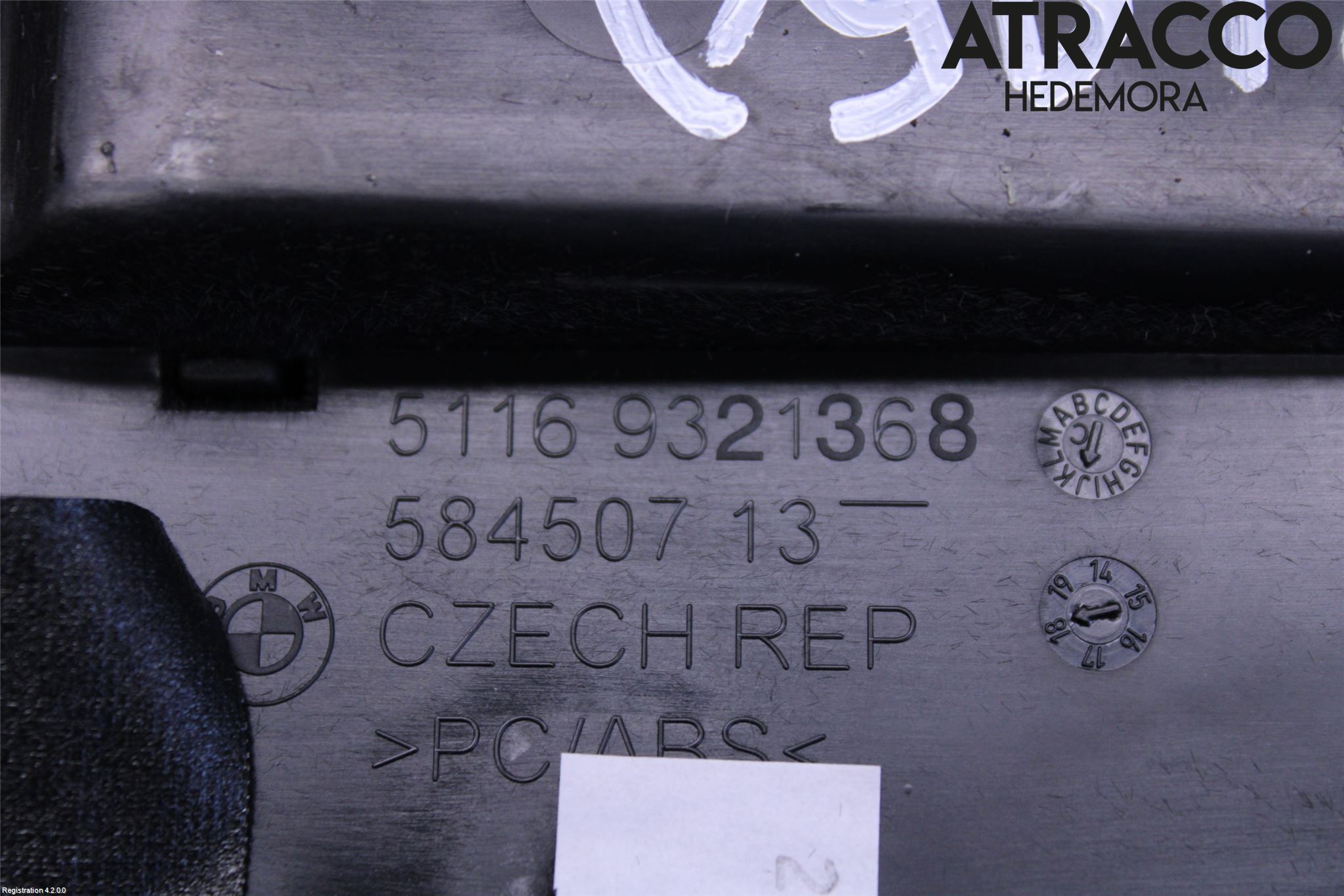 BMW 7 G11/G12 15-22 Inredning Armstöd