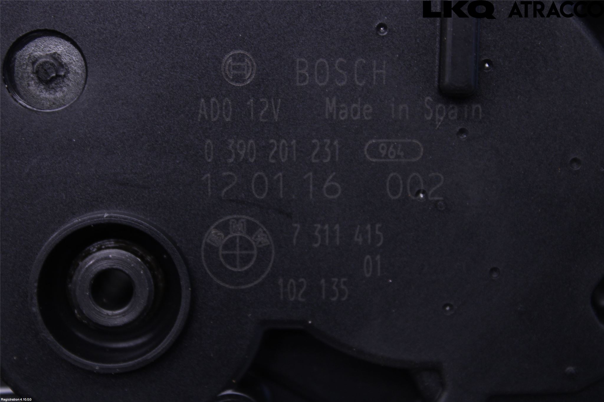 BMW 5 F10/F11/F18 09-17 Torkarmotor Baklucka