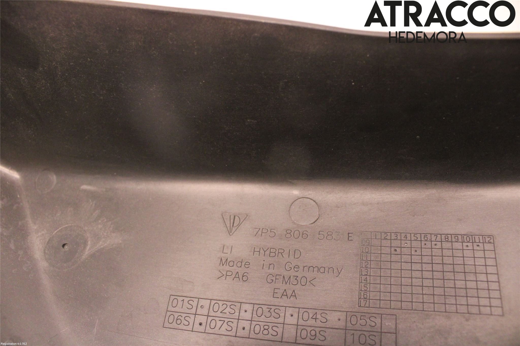 Porsche CAYENNE 03- Täckplast Front