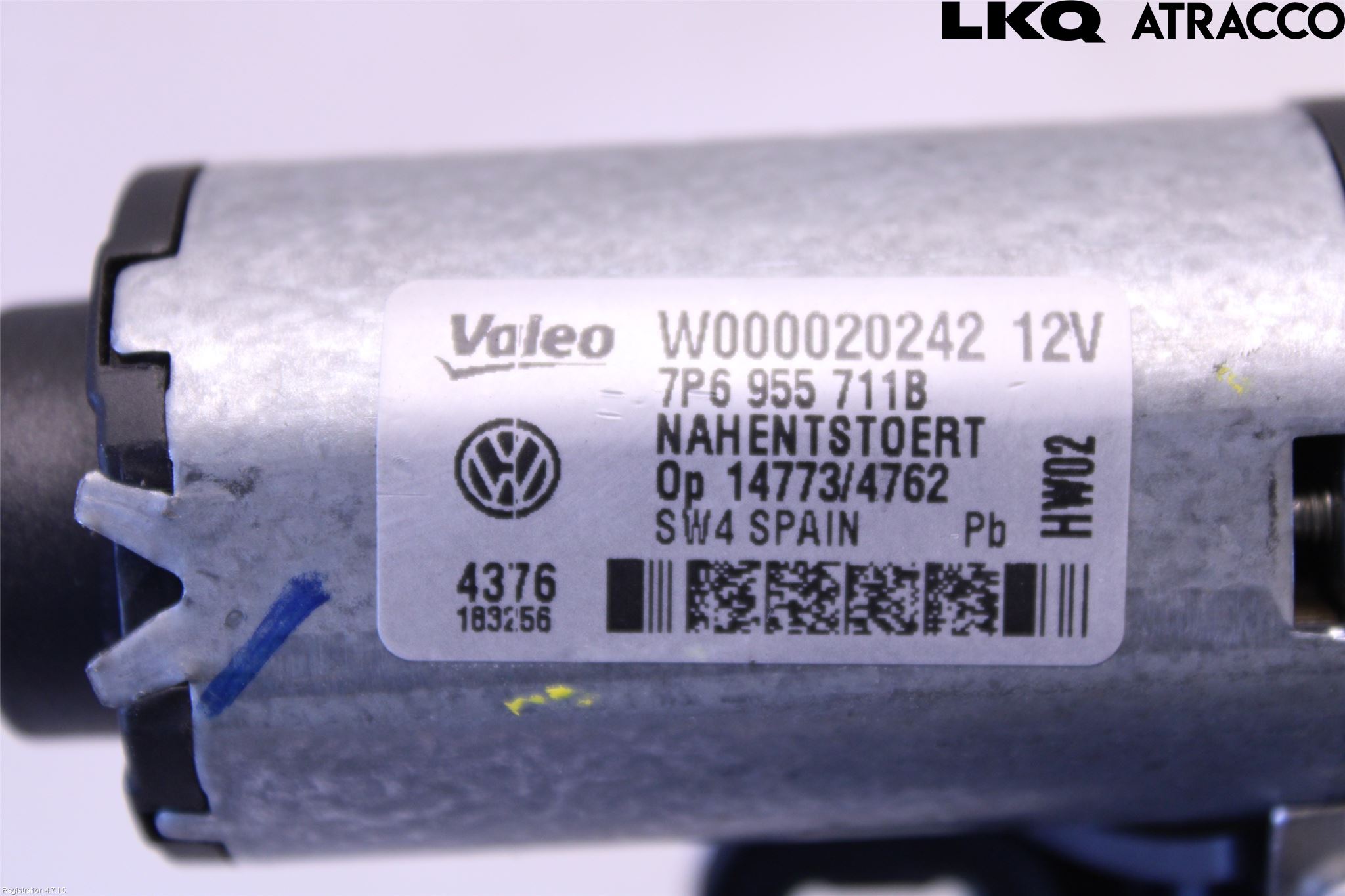 Volkswagen VW TOUAREG 7P 11-18 Torkarmotor Baklucka