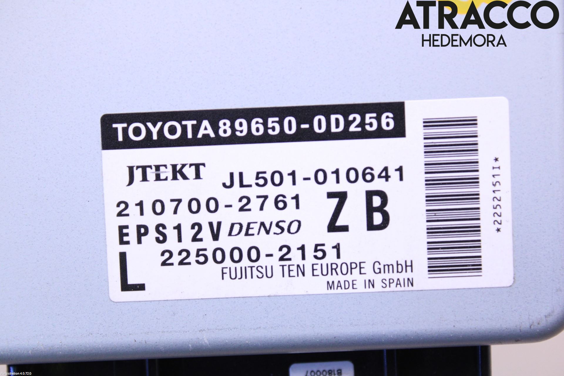 Toyota YARIS XP130 15-20 Styrenhet Styrservo