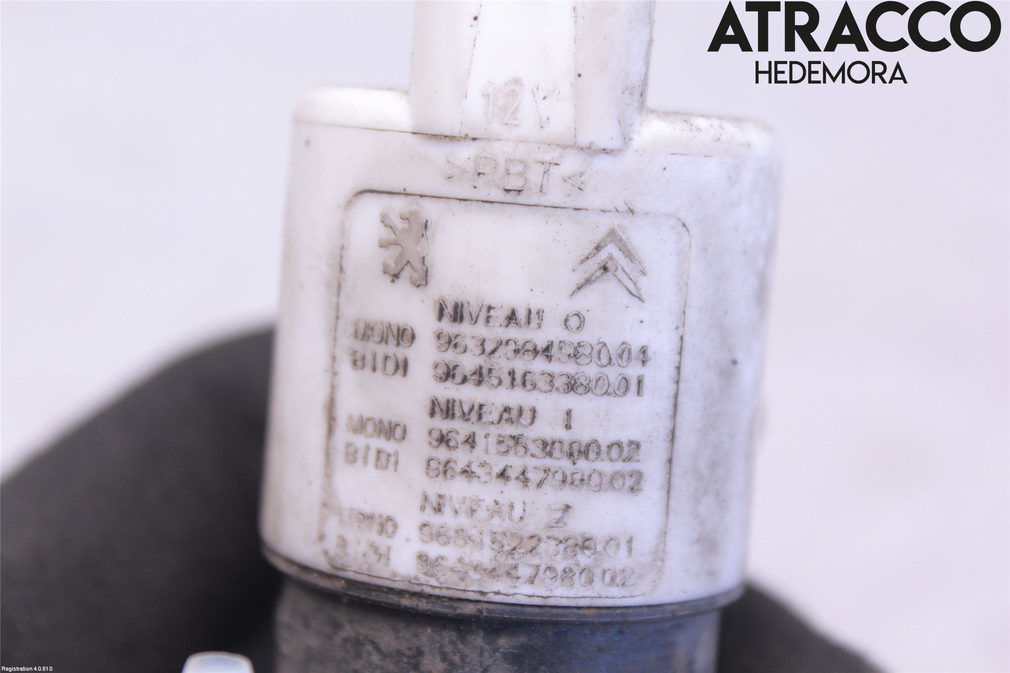 Citroen C4 II 11-18 Spolarpump Vindruta