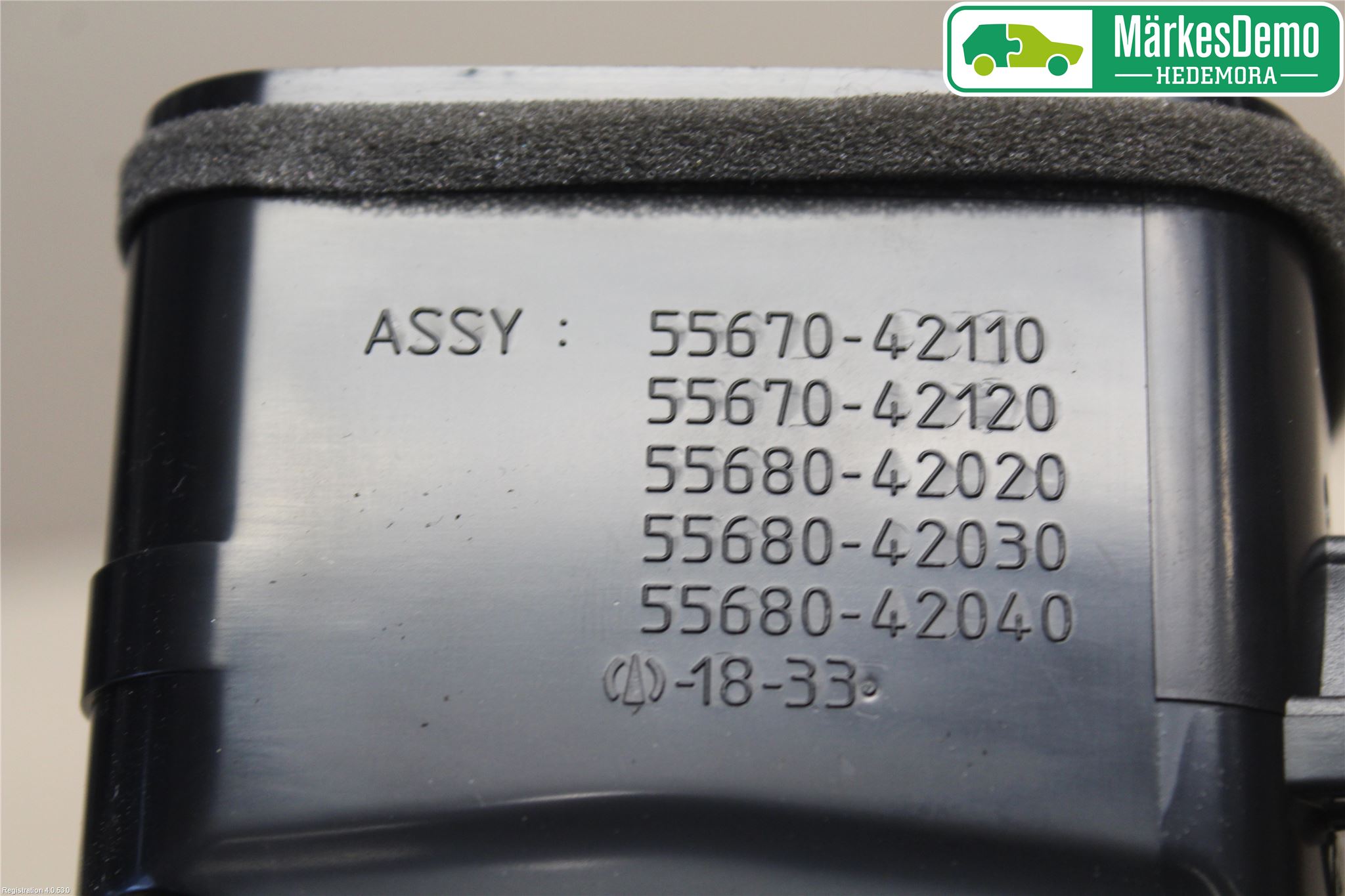 Toyota RAV4 13-18 Defrosterkanal-Munstycke