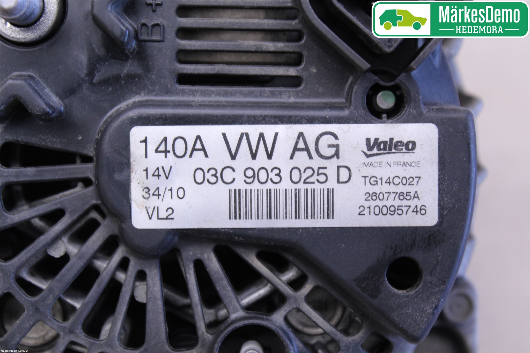 Volkswagen VW GOLF PLUS/CROSS GOLF 04-14 Generator