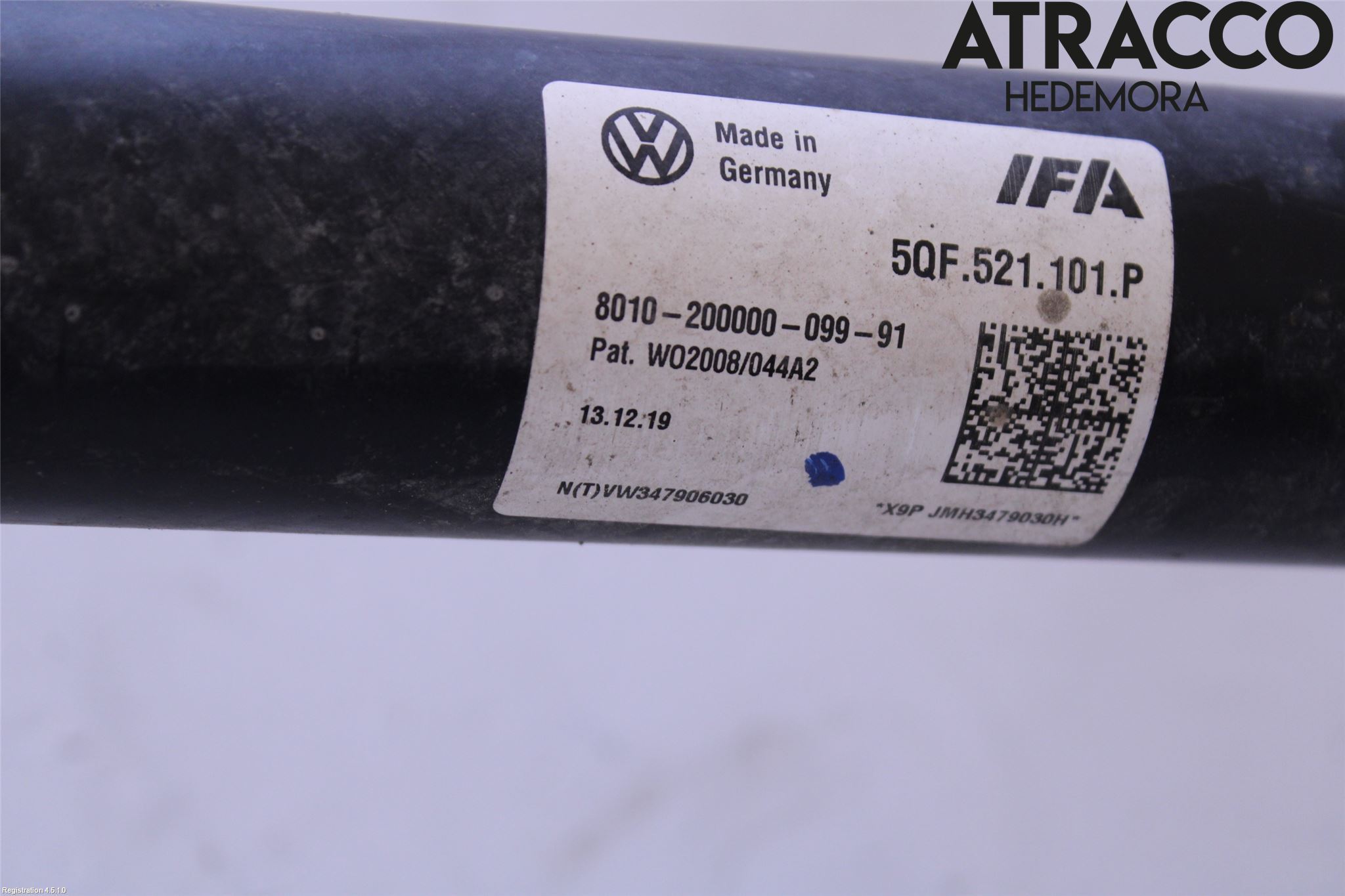 Volkswagen VW TIGUAN 16-24 Mellanaxel Komp