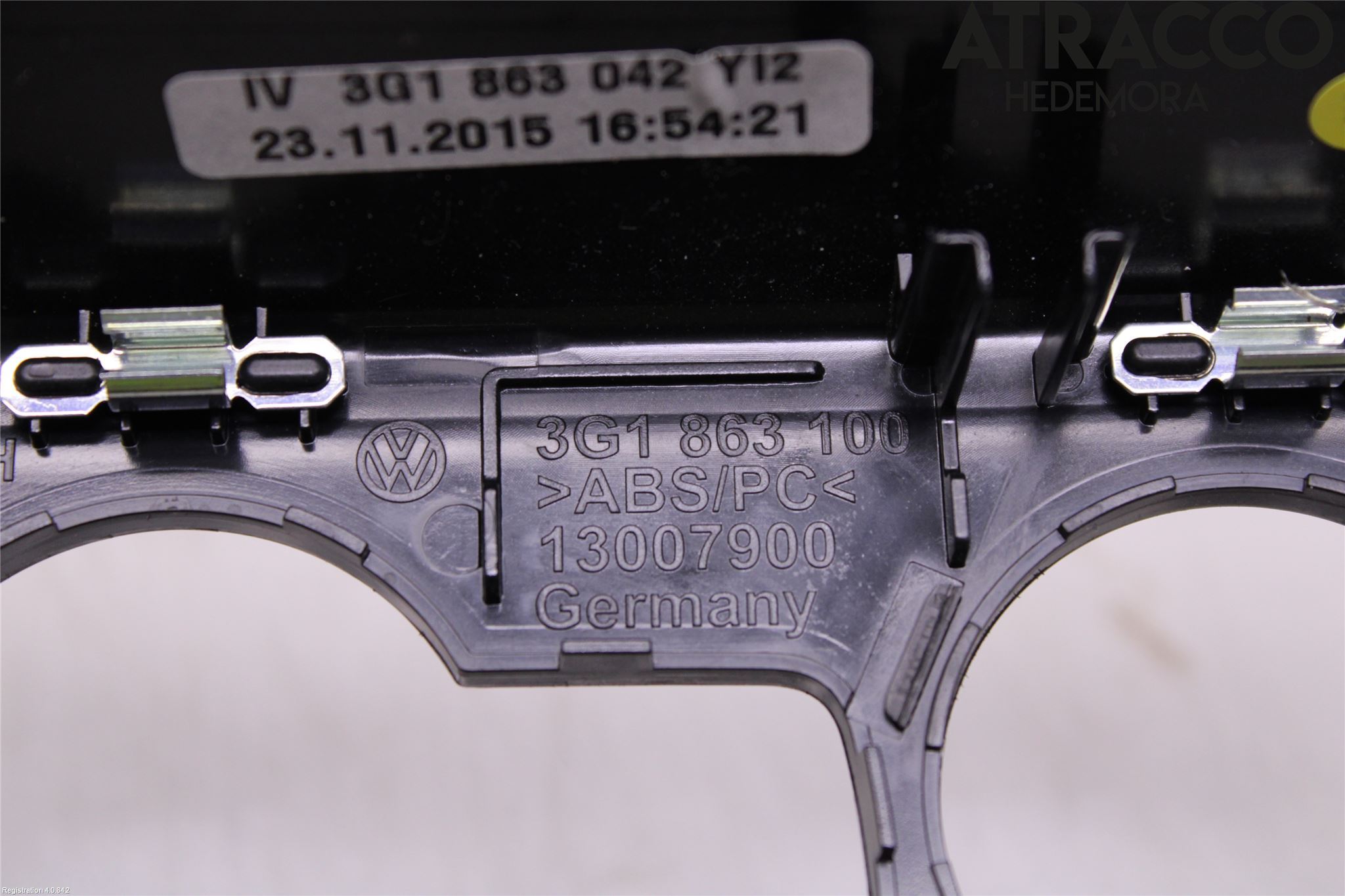 Volkswagen VW PASSAT 15-19 Instrumentsarg