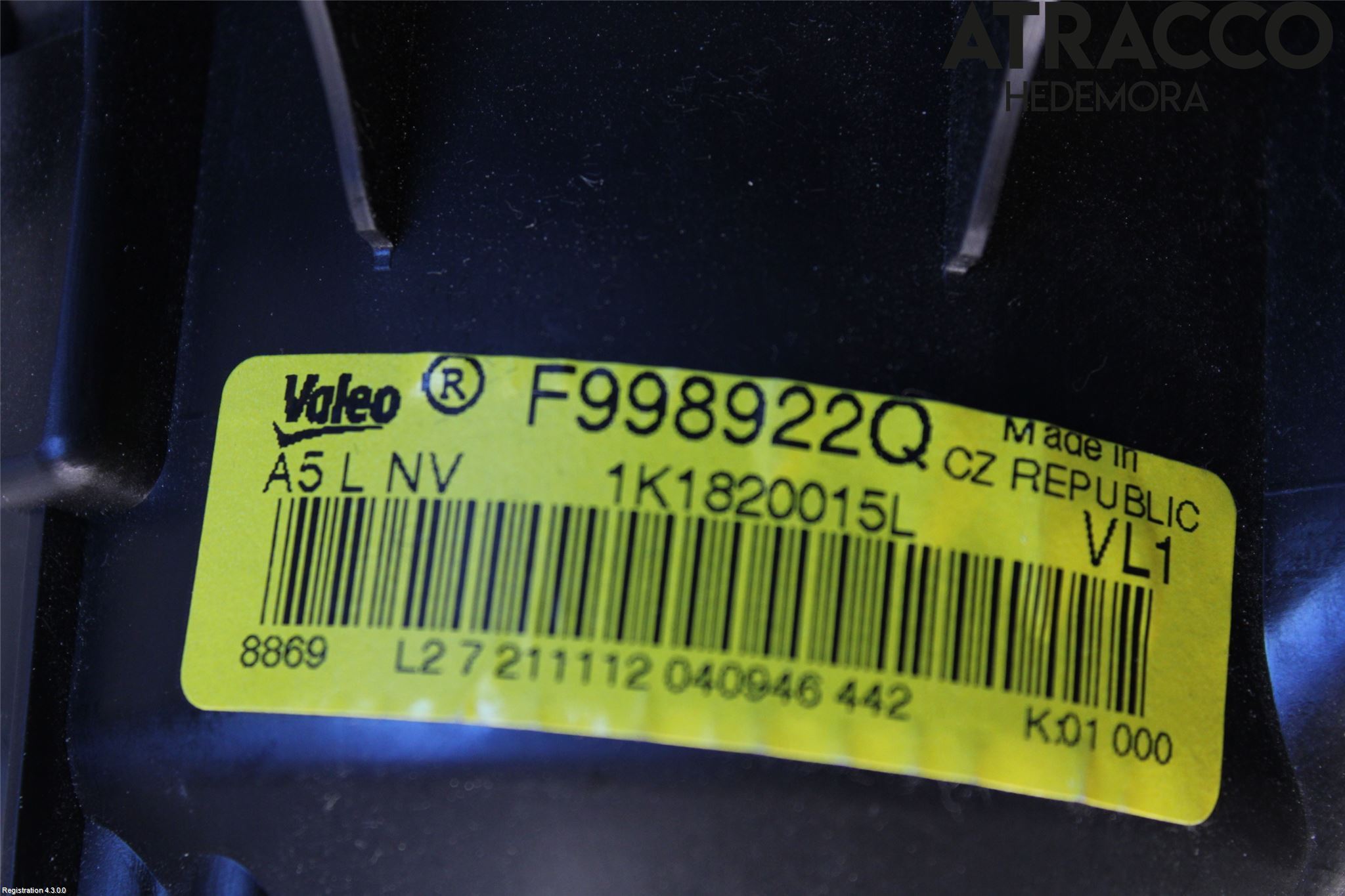 Audi A3/S3 05-13 Ac Värmefläkt