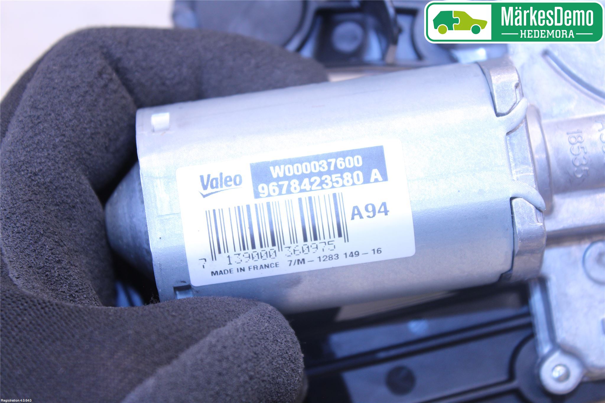 Peugeot 2008 13-20 Torkarmotor Baklucka