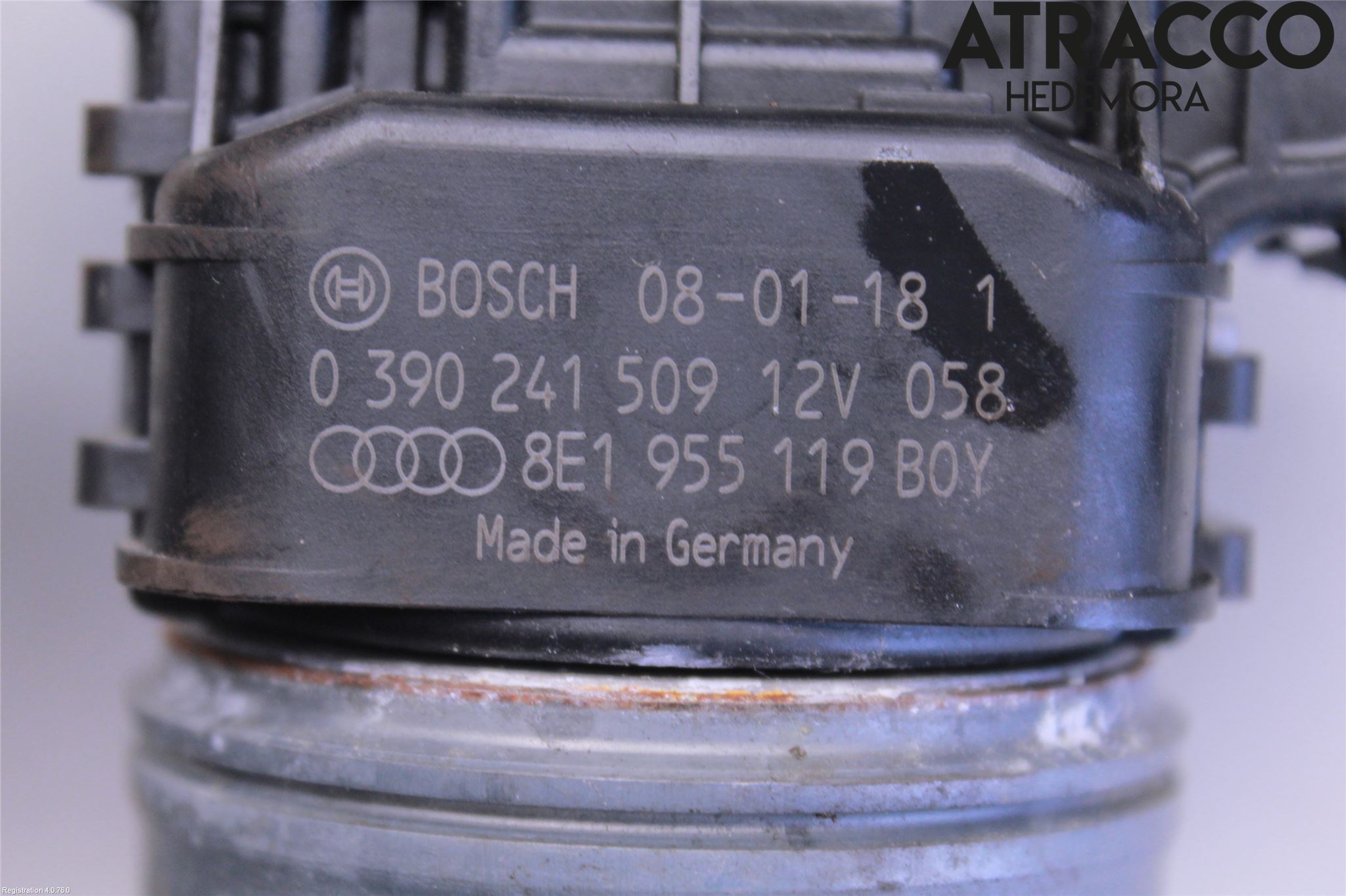 Audi A4/S4 05-07 Torkarmotor Vindruta