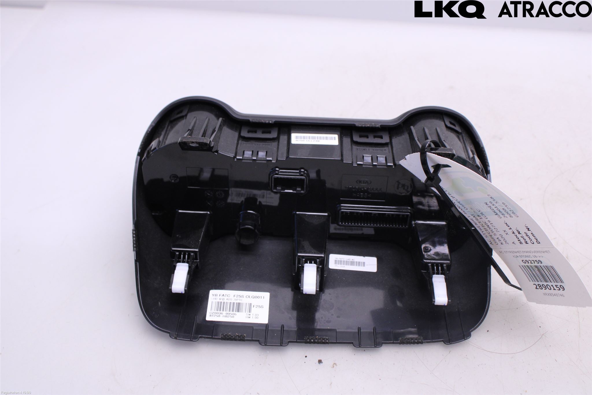 Kia STONIC 18->> Ac Styrenhet Ac Manöveren