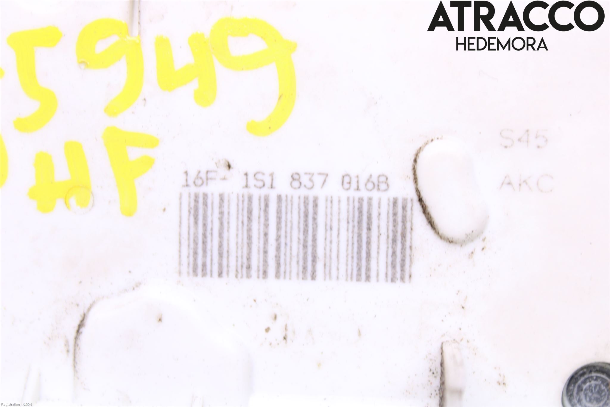 Volkswagen VW UP! / E-UP! Låskista-Dörrlås