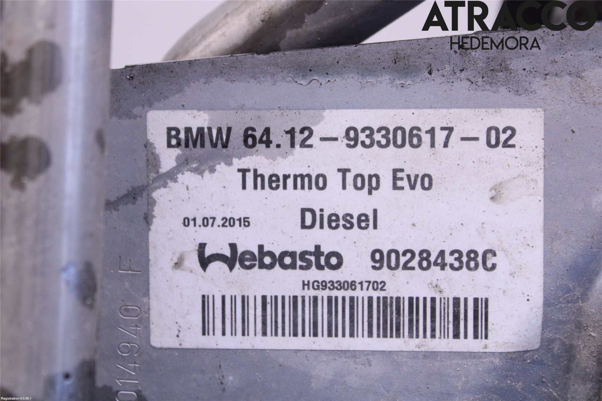 BMW 5 F10/F11/F18 09-17 Dieselvärmare