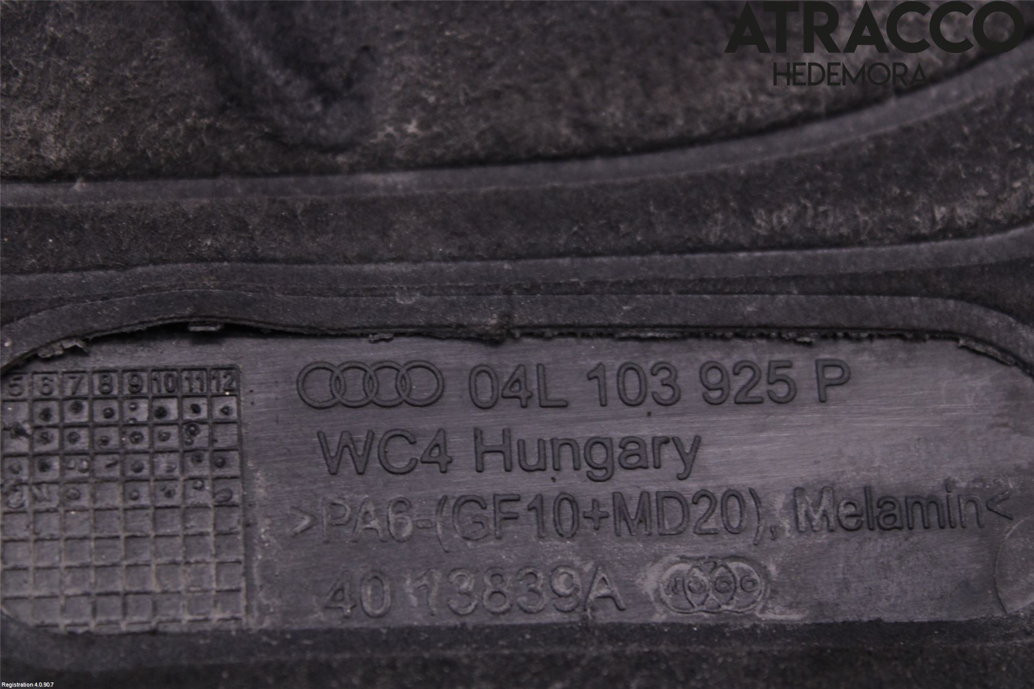 Audi A4/S4 B9 20- Motorkåpa