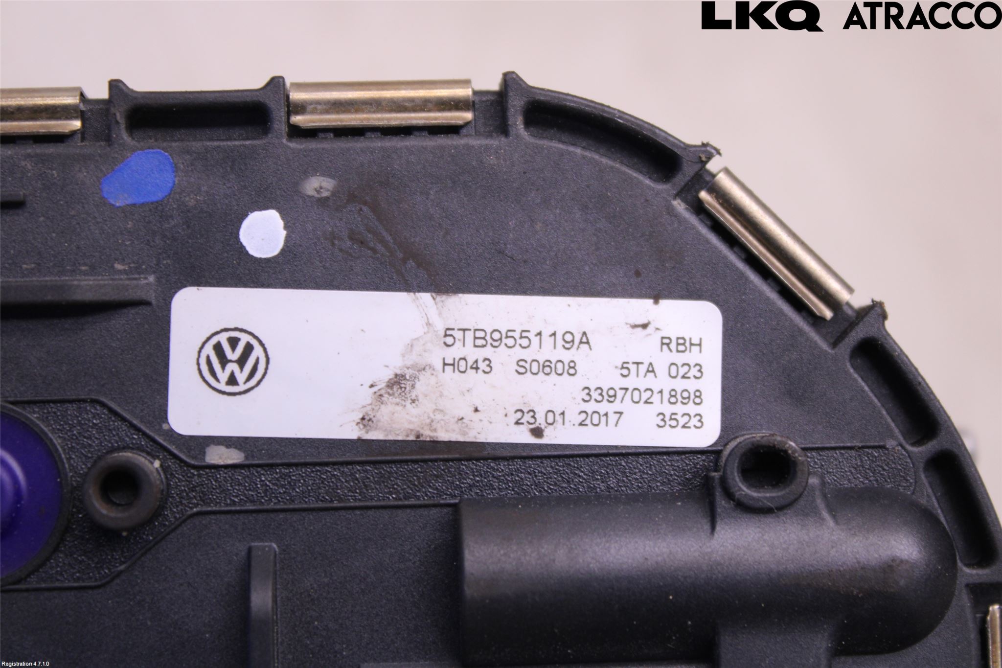 Volkswagen VW TOURAN 16- Torkarmotor Vindruta