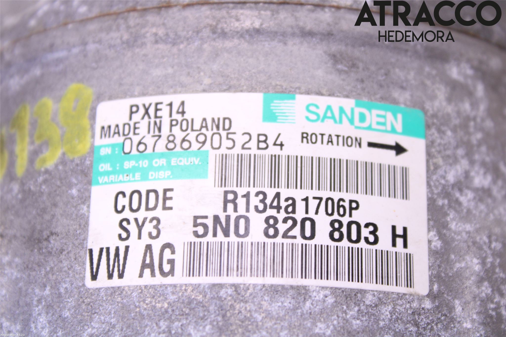 Audi A3/S3 05-13 Ac Kompressor