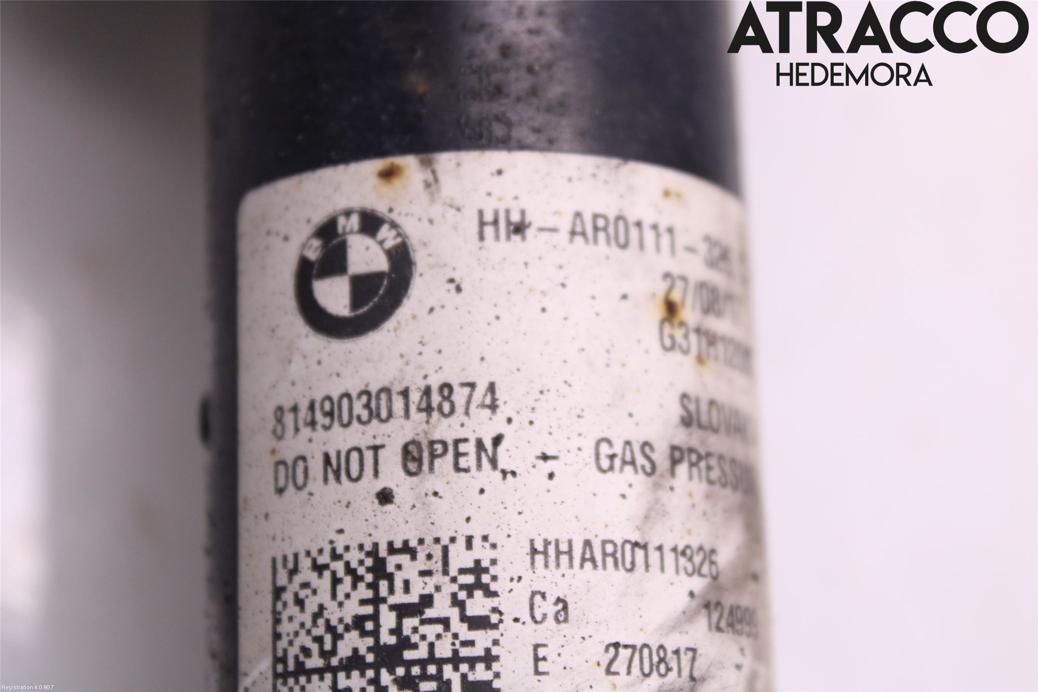 BMW 5 G30/G31/F90 17-23 Nivå-Luftfjädring Bälg