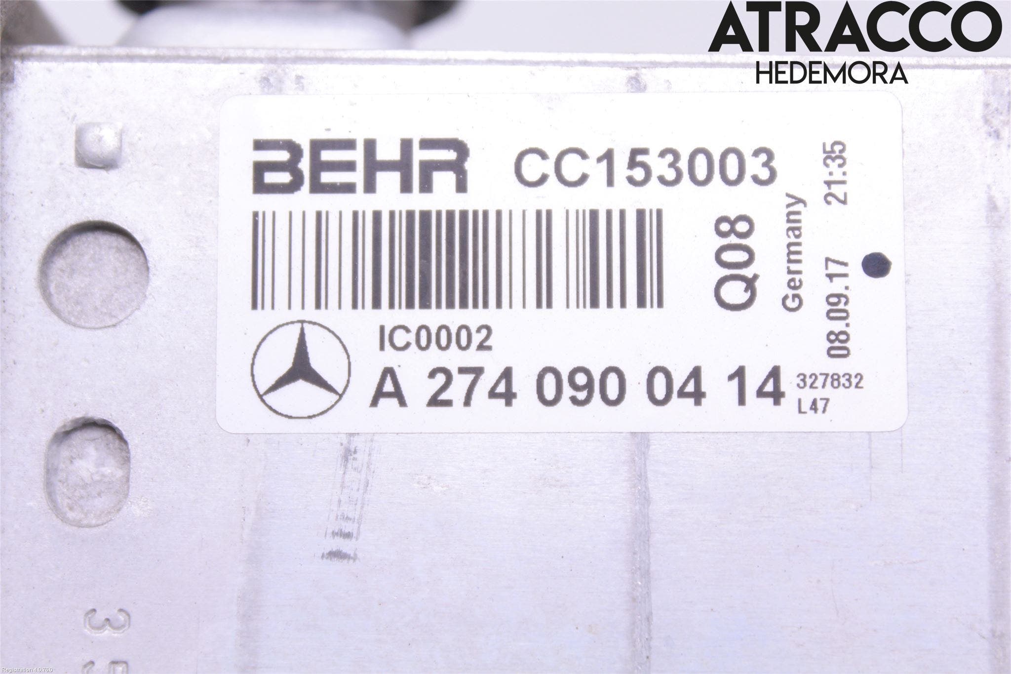 Mercedes-Benz MB C-KLASS (W205) 14-21 Avgaskylare