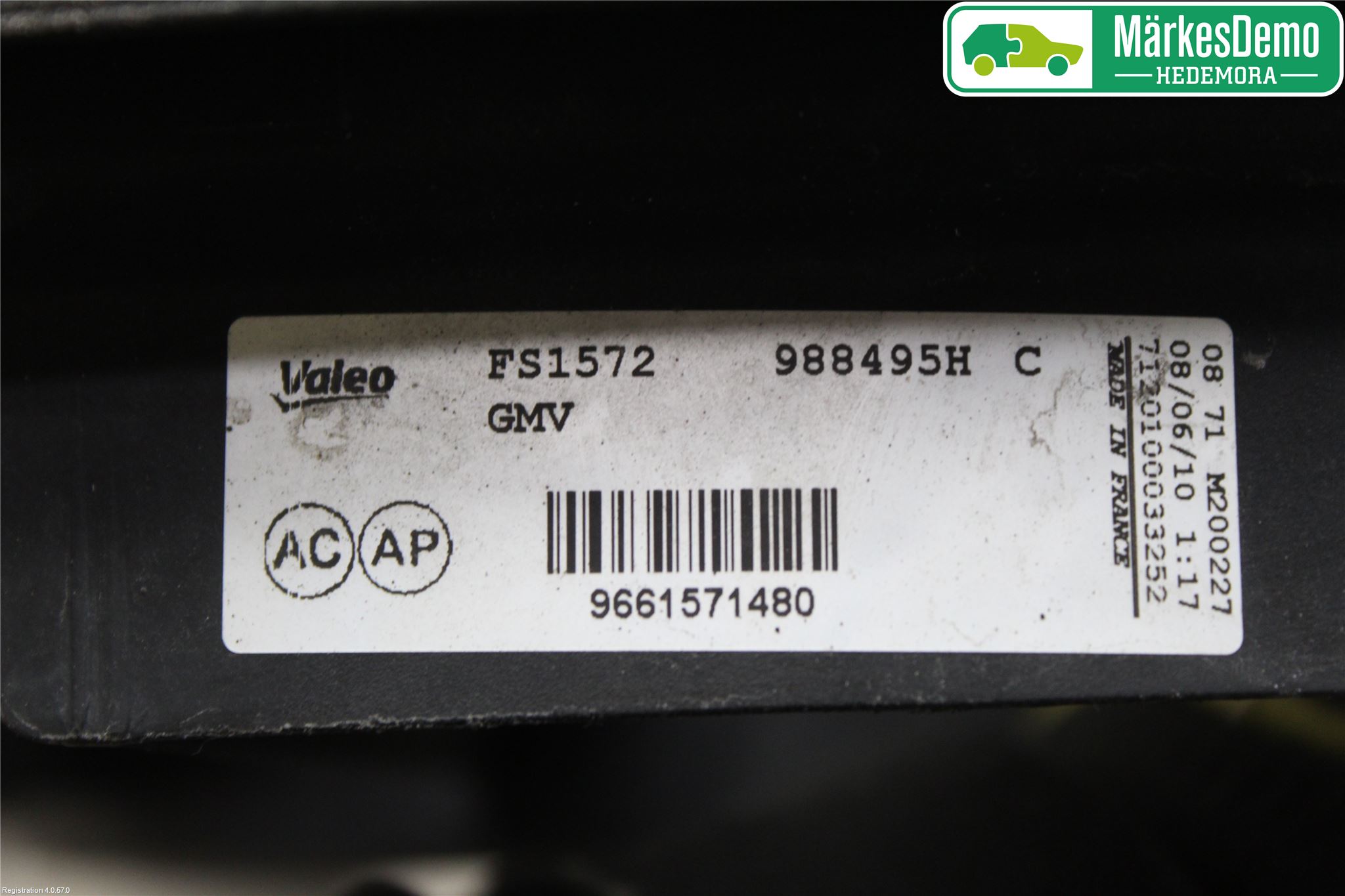 Citroen BERLINGO 08-18 Kylfläkt El