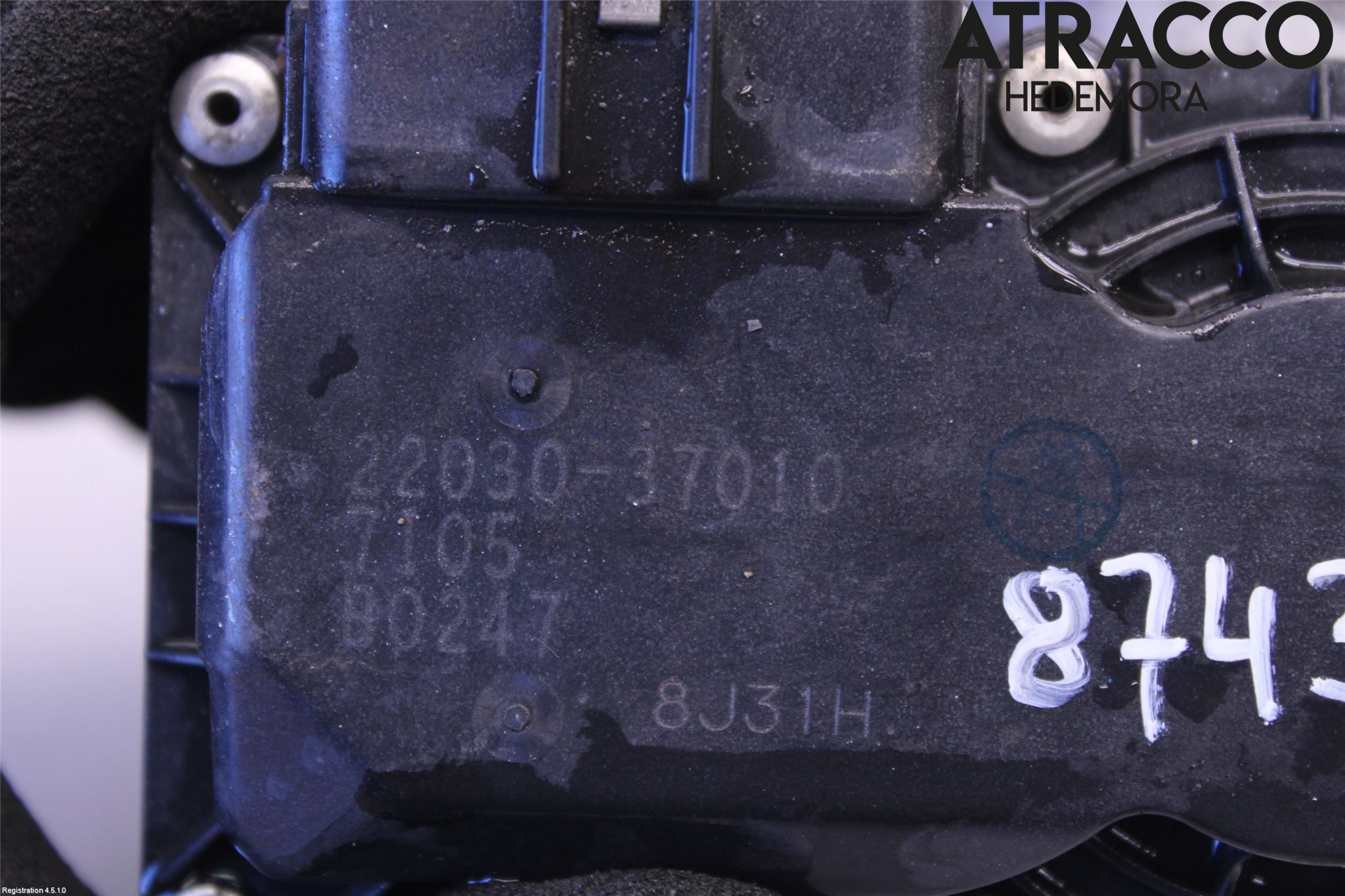 Toyota AURIS 07-09 Injspjällhus