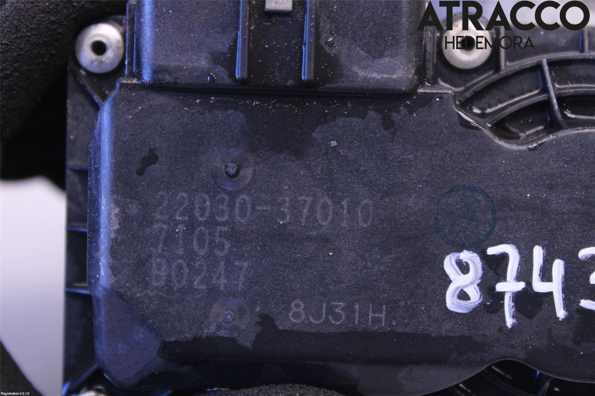 Toyota AURIS 07-09 Injspjällhus