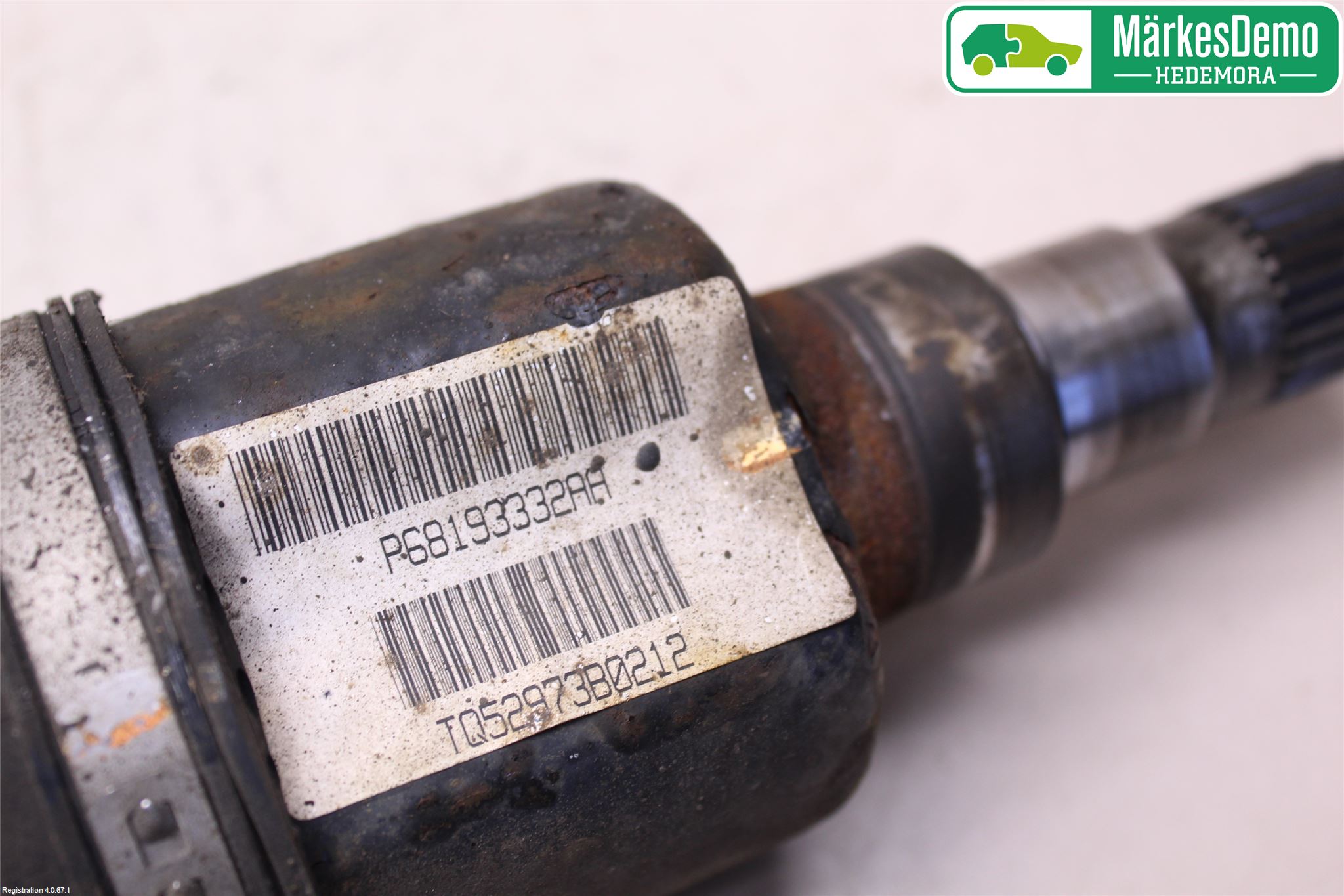 Fiat FREEMONT Drivaxel Bak Höger