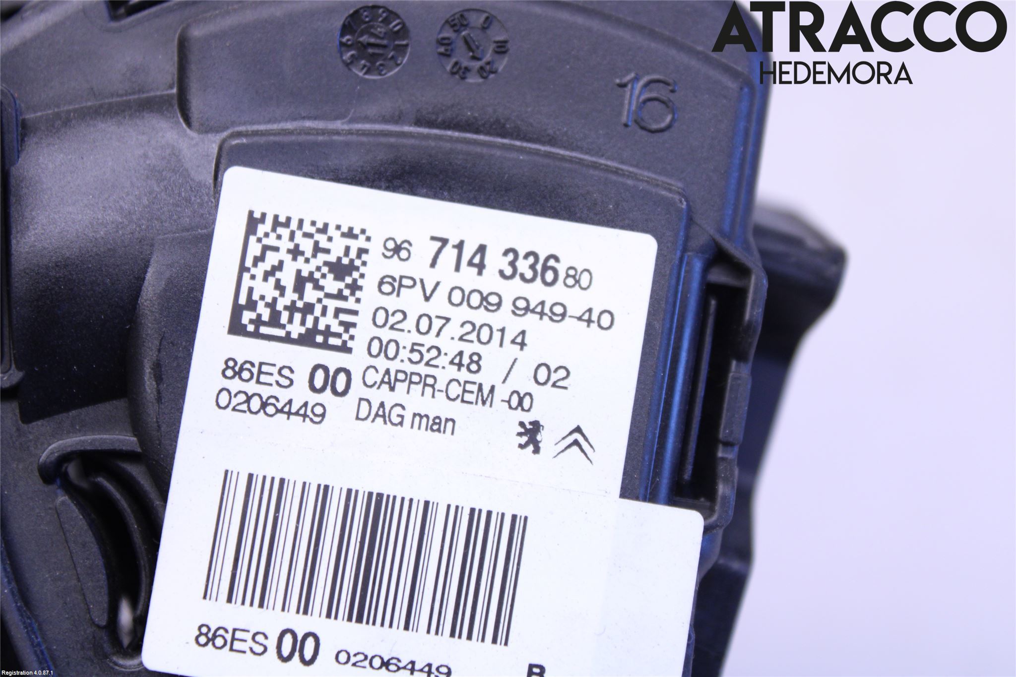 Citroen C3 10-17 Gaspedal