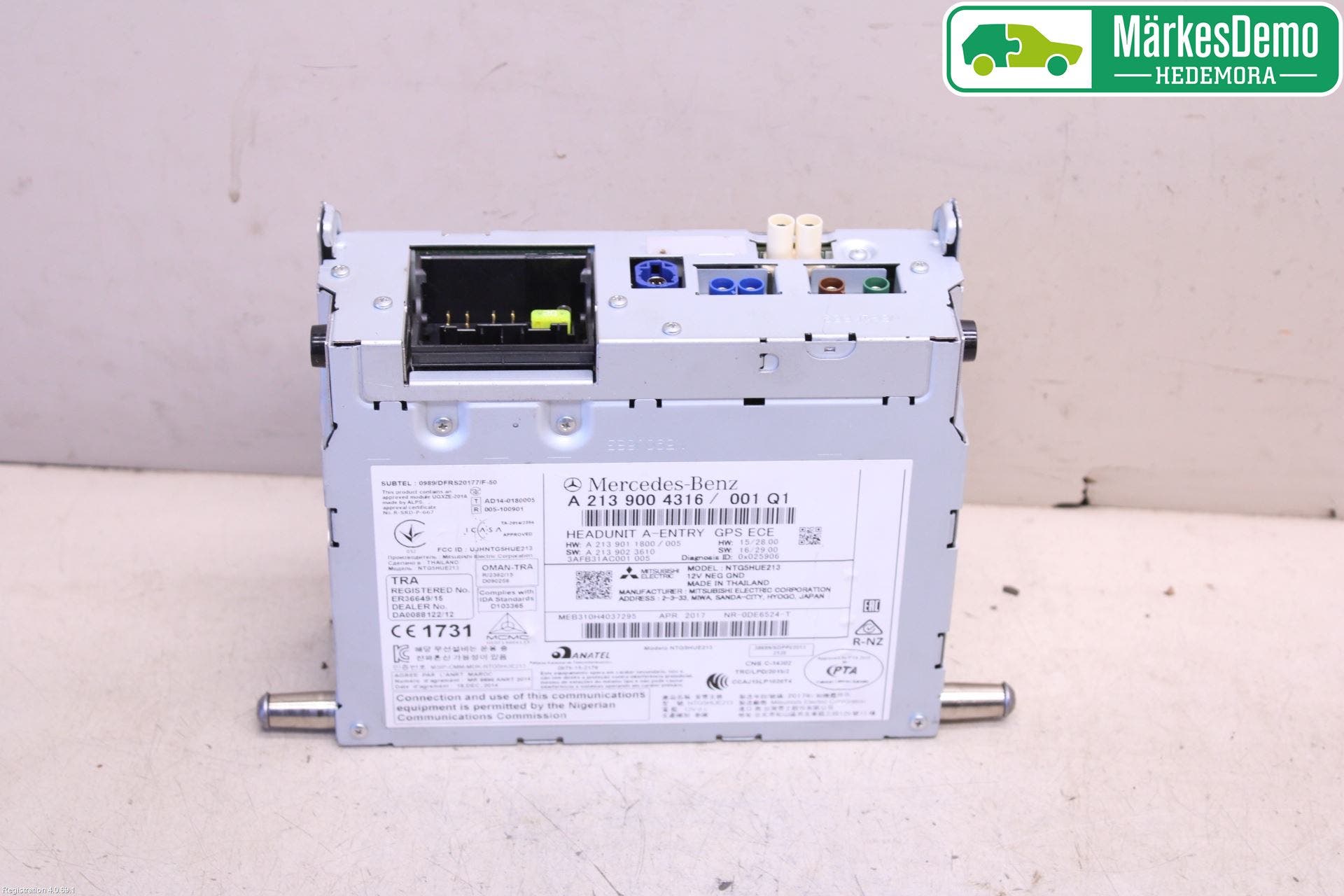 Mercedes-Benz MB E-KLASS (W213) 16-23 Cd Radio - Multimediapanel