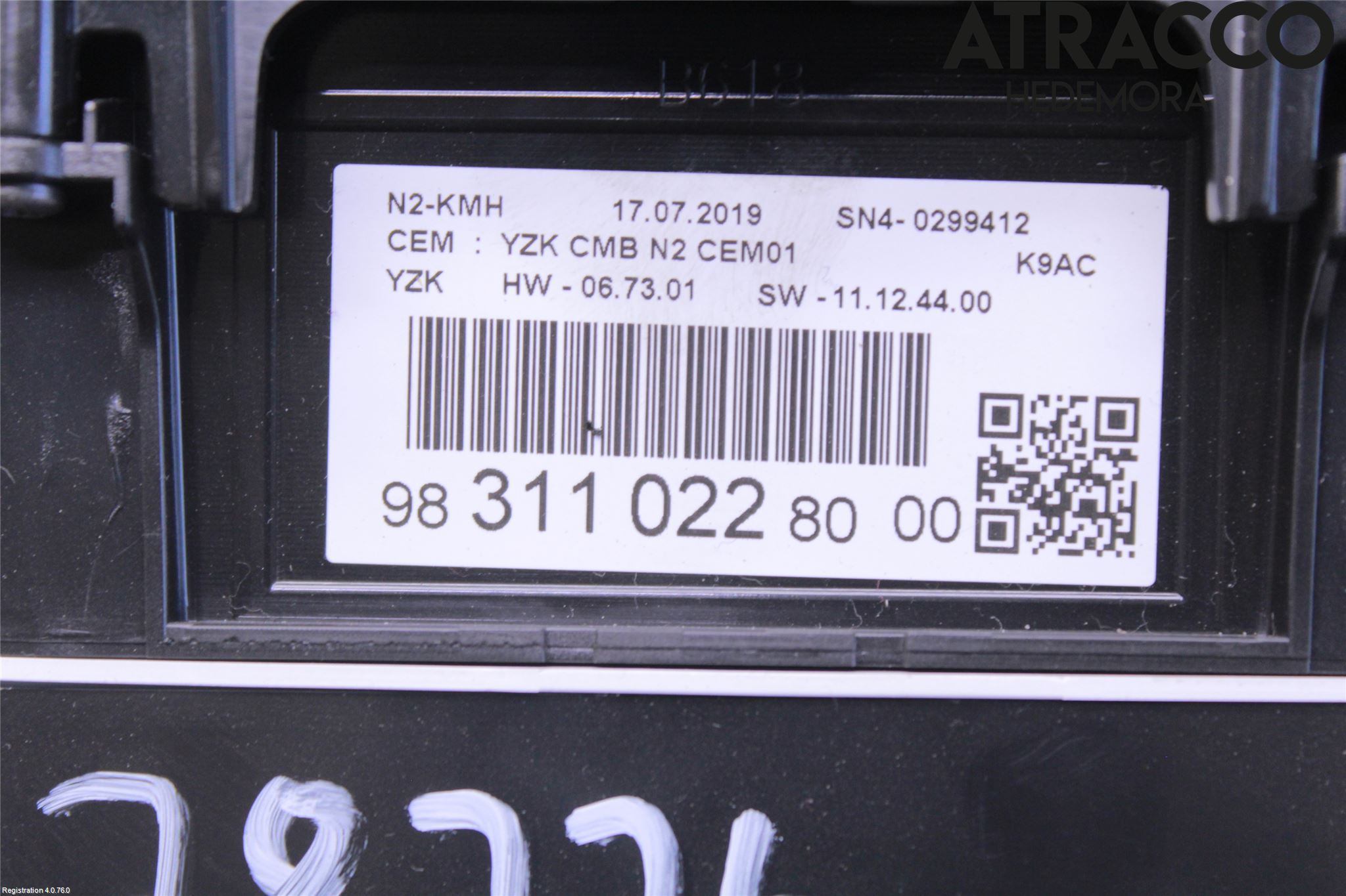 Citroen BERLINGO/E-BERLINGO 19- Instrument Komb