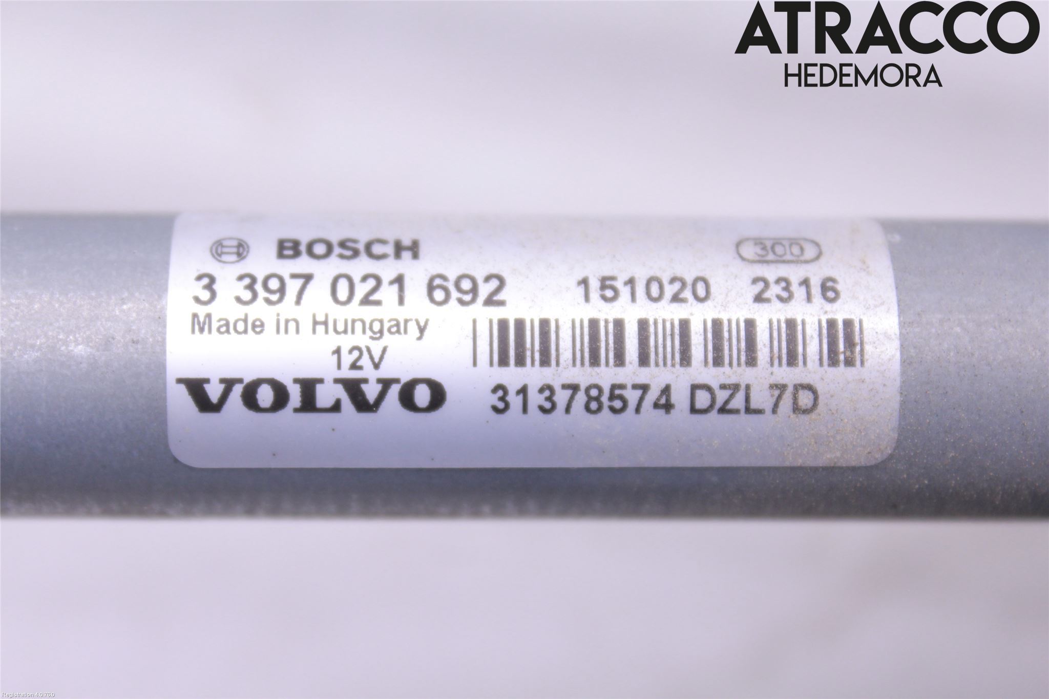 Volvo V40 12-19 Torkarmekanism Vindruta