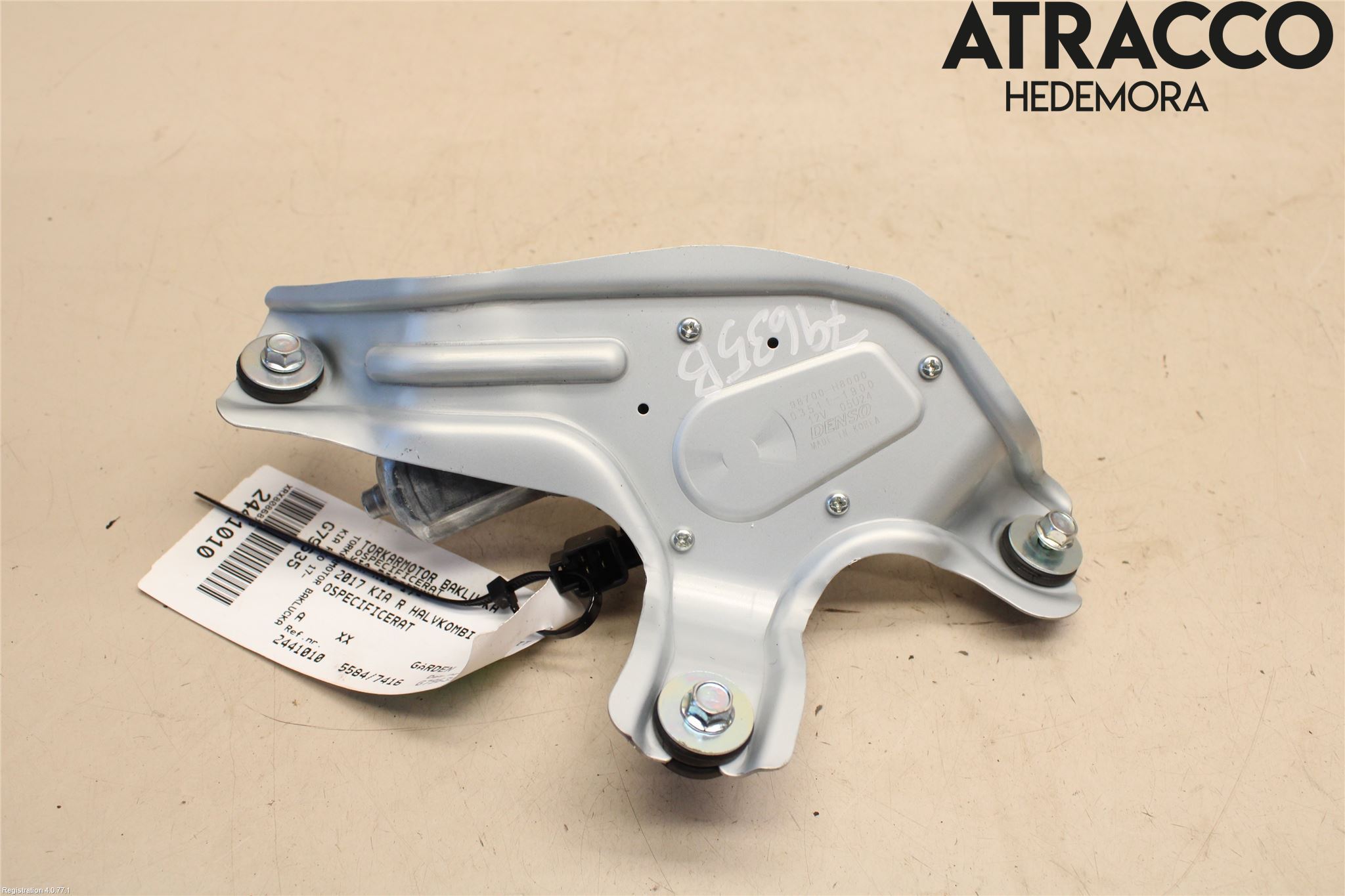 Kia RIO 17- Torkarmotor Baklucka