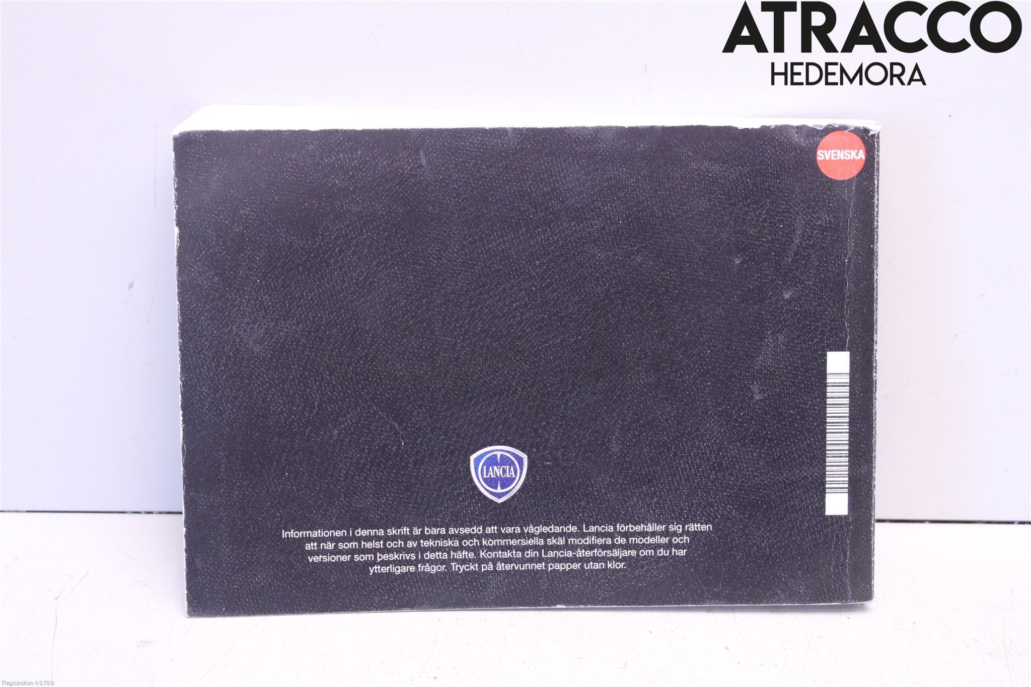 Lancia VOYAGER Instruktionsbok