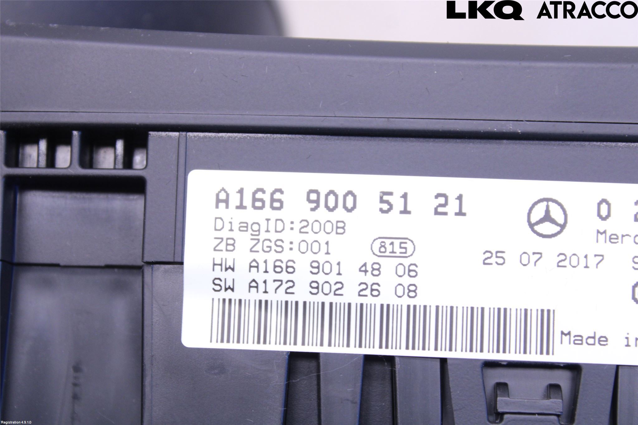 Mercedes-Benz MB ML/GLE-KLASS (W166) 12-18 Instrument Komb