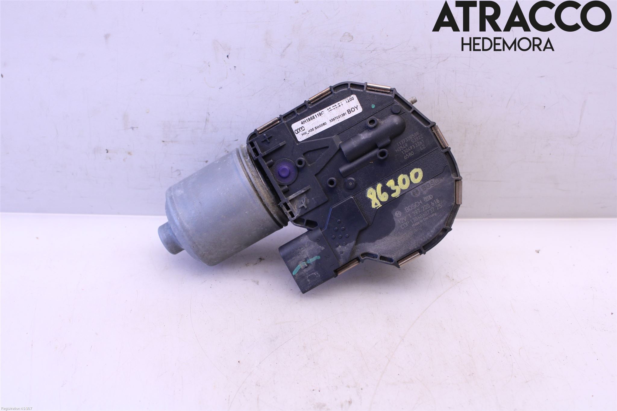 Audi A8/S8 4H 10-17 Torkarmotor Vindruta