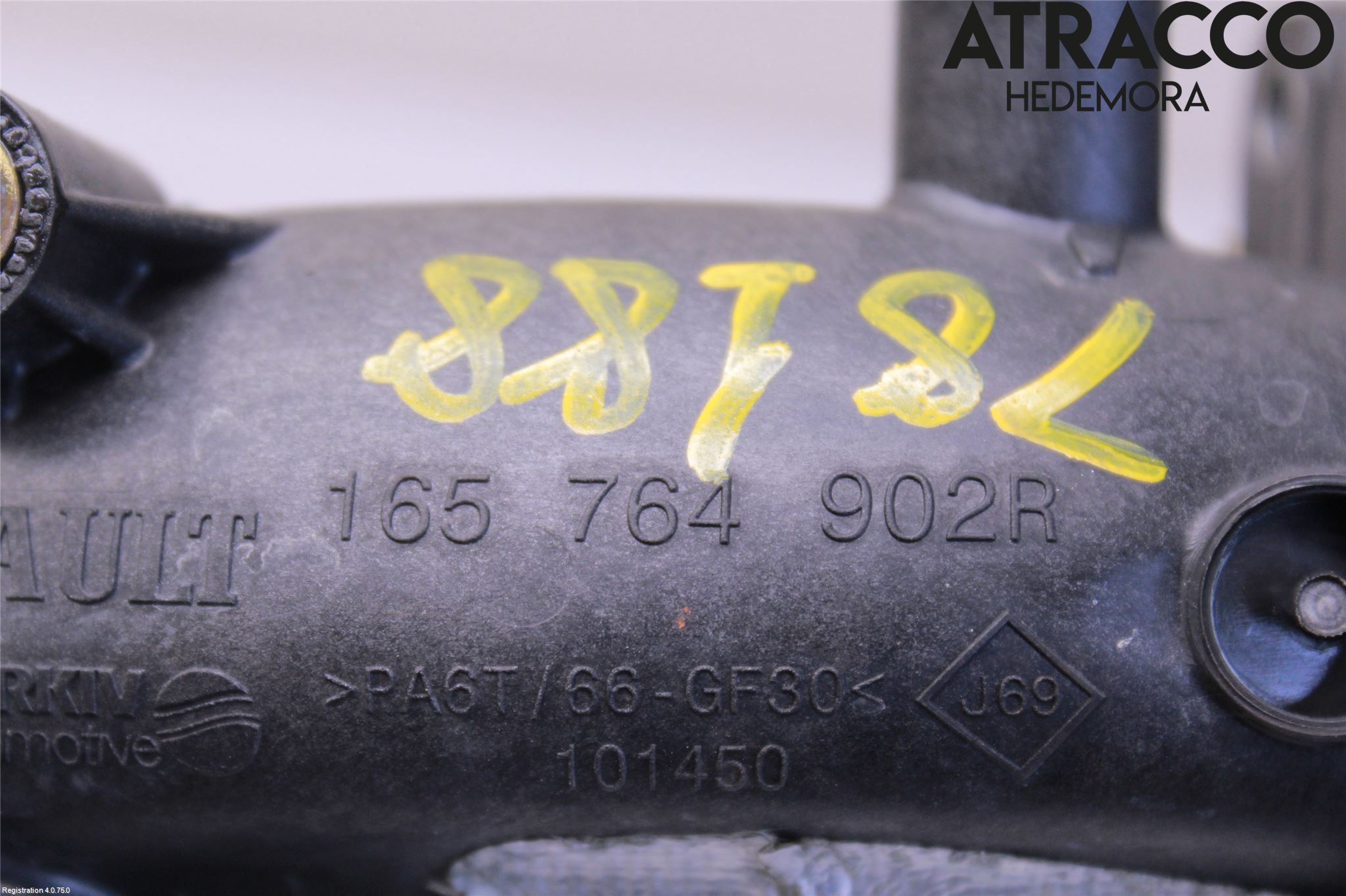 Renault CLIO IV 12-16 Laddluft-Intercoolerrör