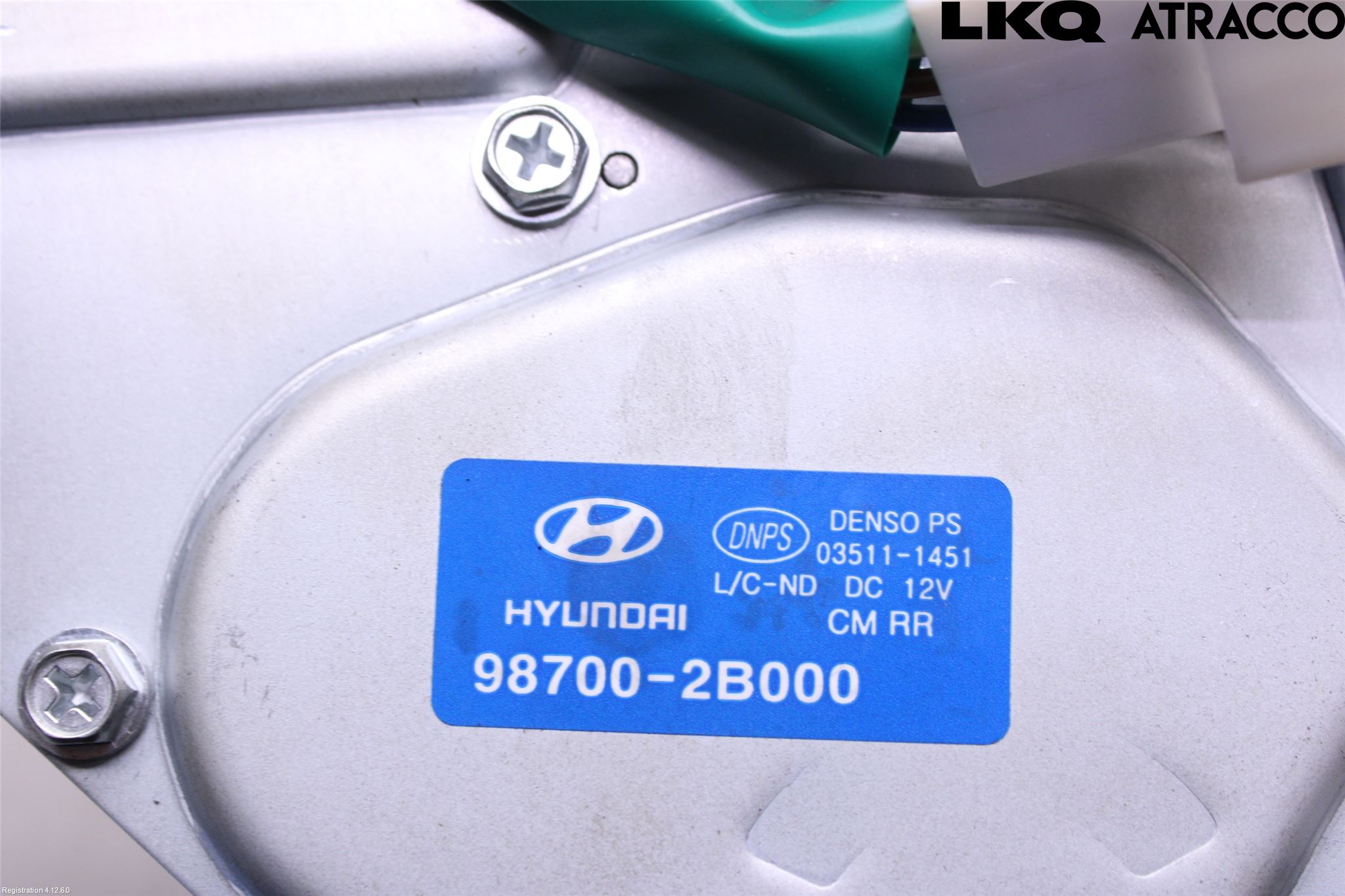 Hyundai SANTA FE  06-12 Torkarmotor Baklucka