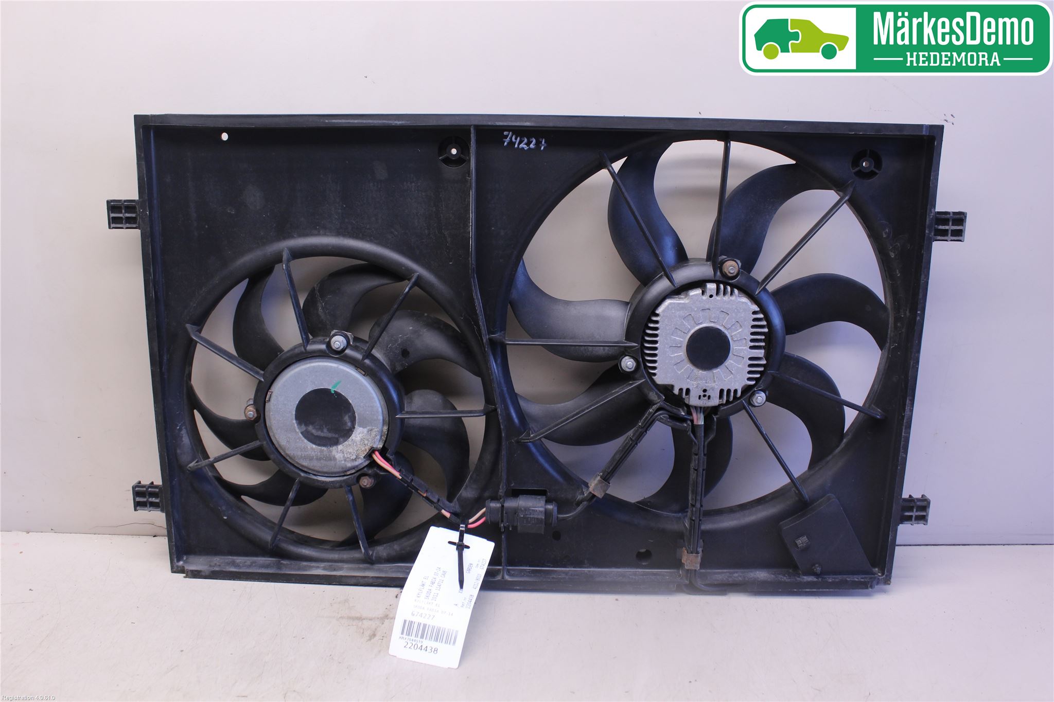 Skoda FABIA 07-14 Kylfläkt El