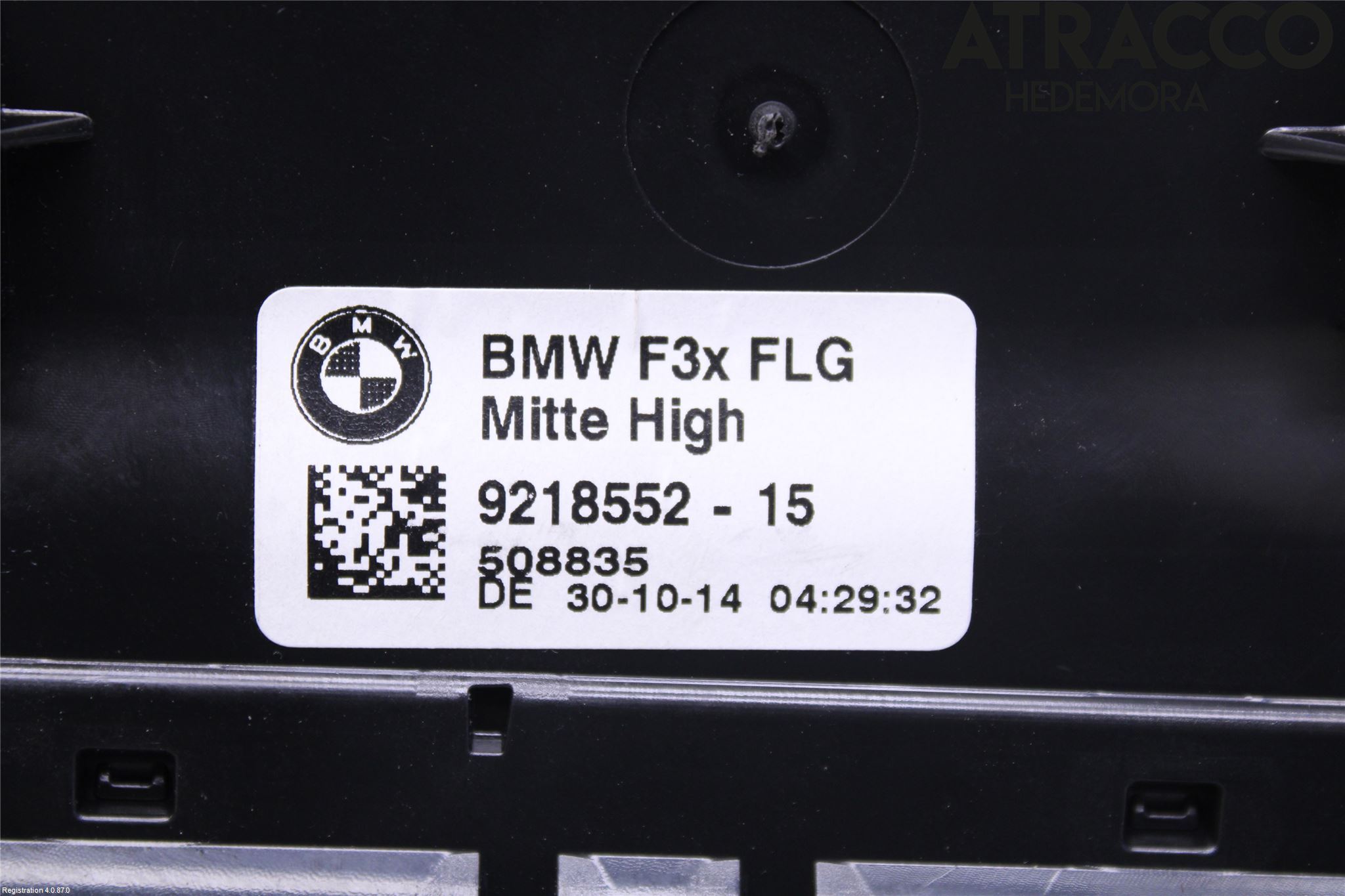 BMW 3 GT F34 13-19 Defrosterkanal-Munstycke