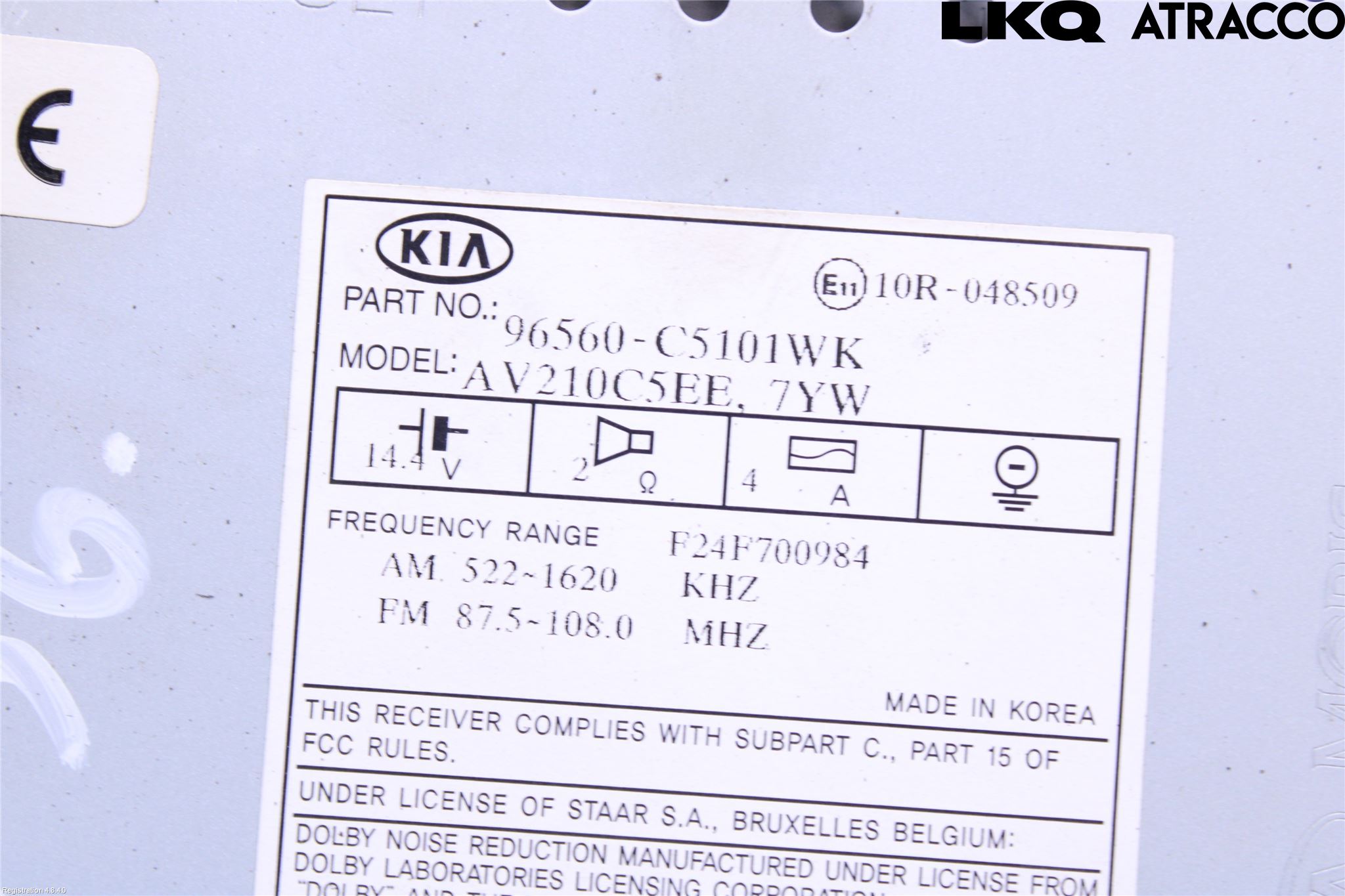 Kia SORENTO 15-20 Cd Radio - Multimediapanel