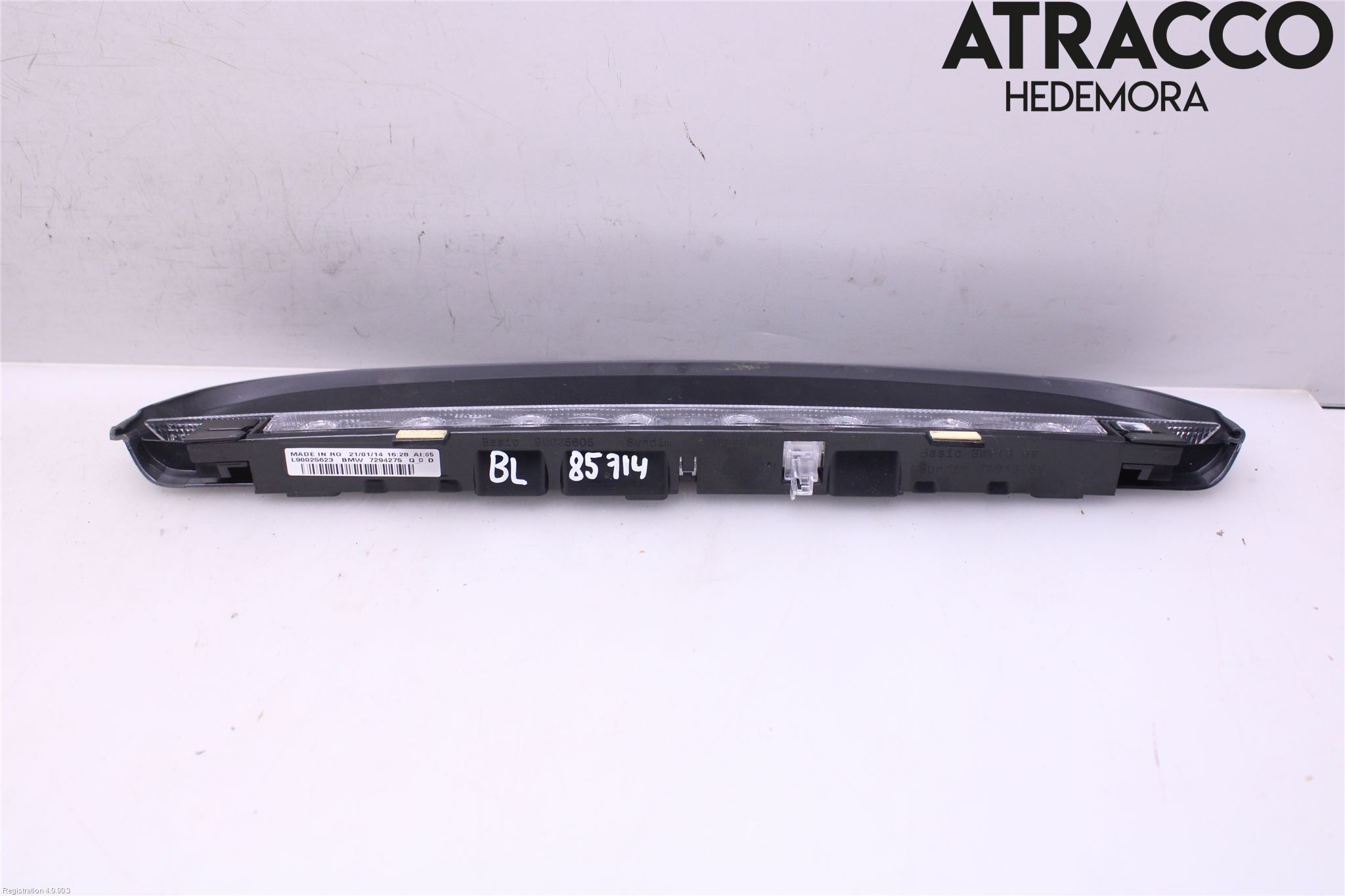 BMW 3 F30/F31/F80 12-19 Bromsljus Bakruta