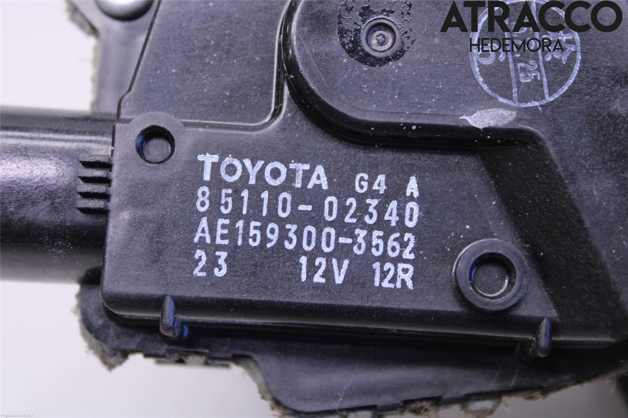 Toyota AURIS 13-19 Torkarmotor Vindruta