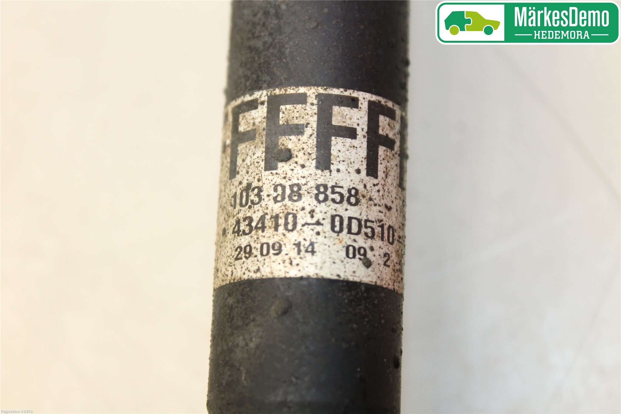 Toyota YARIS XP130 15-20 Drivaxel Fram Höger