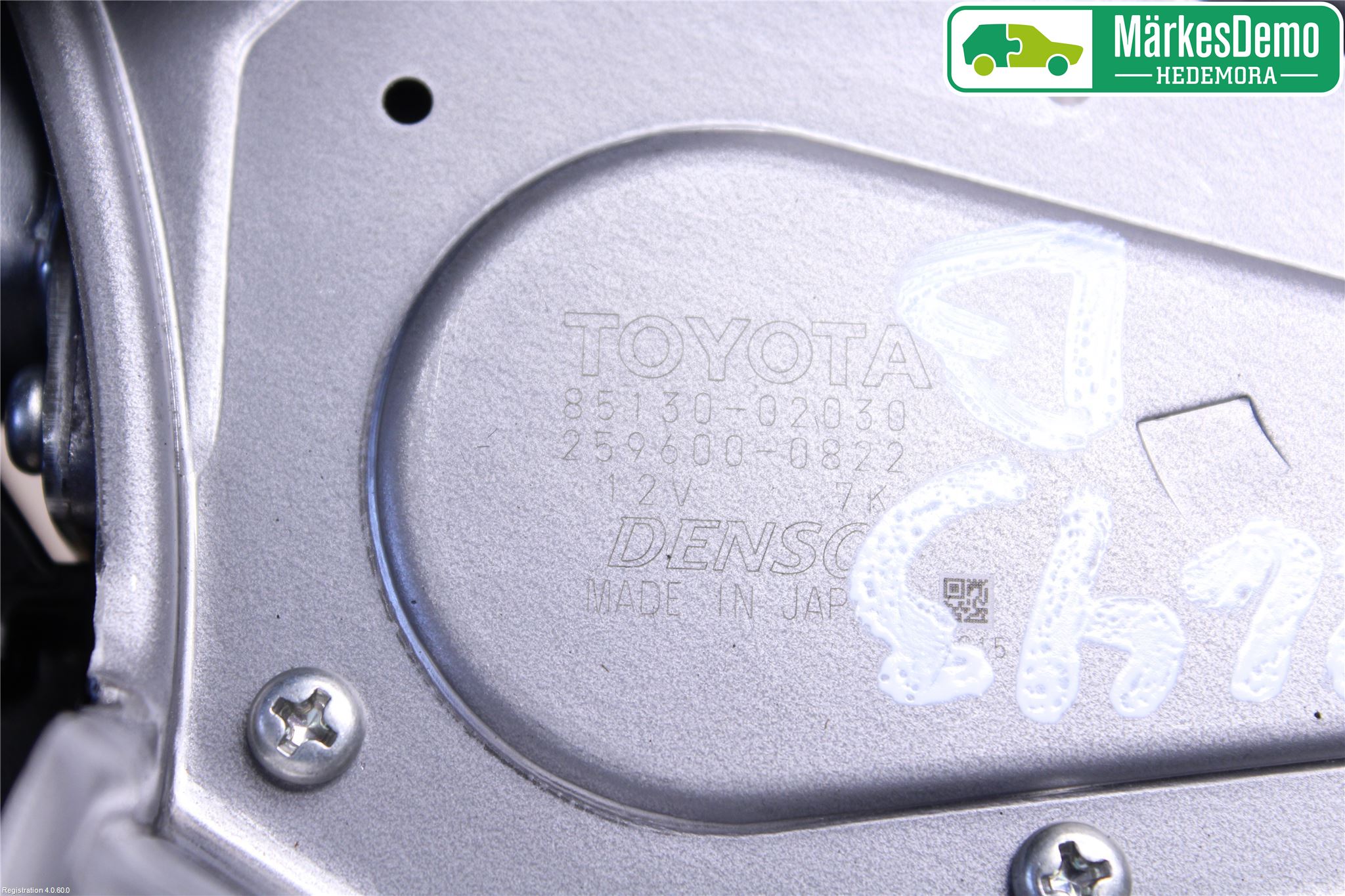 Toyota AURIS 07-09 Torkarmotor Baklucka
